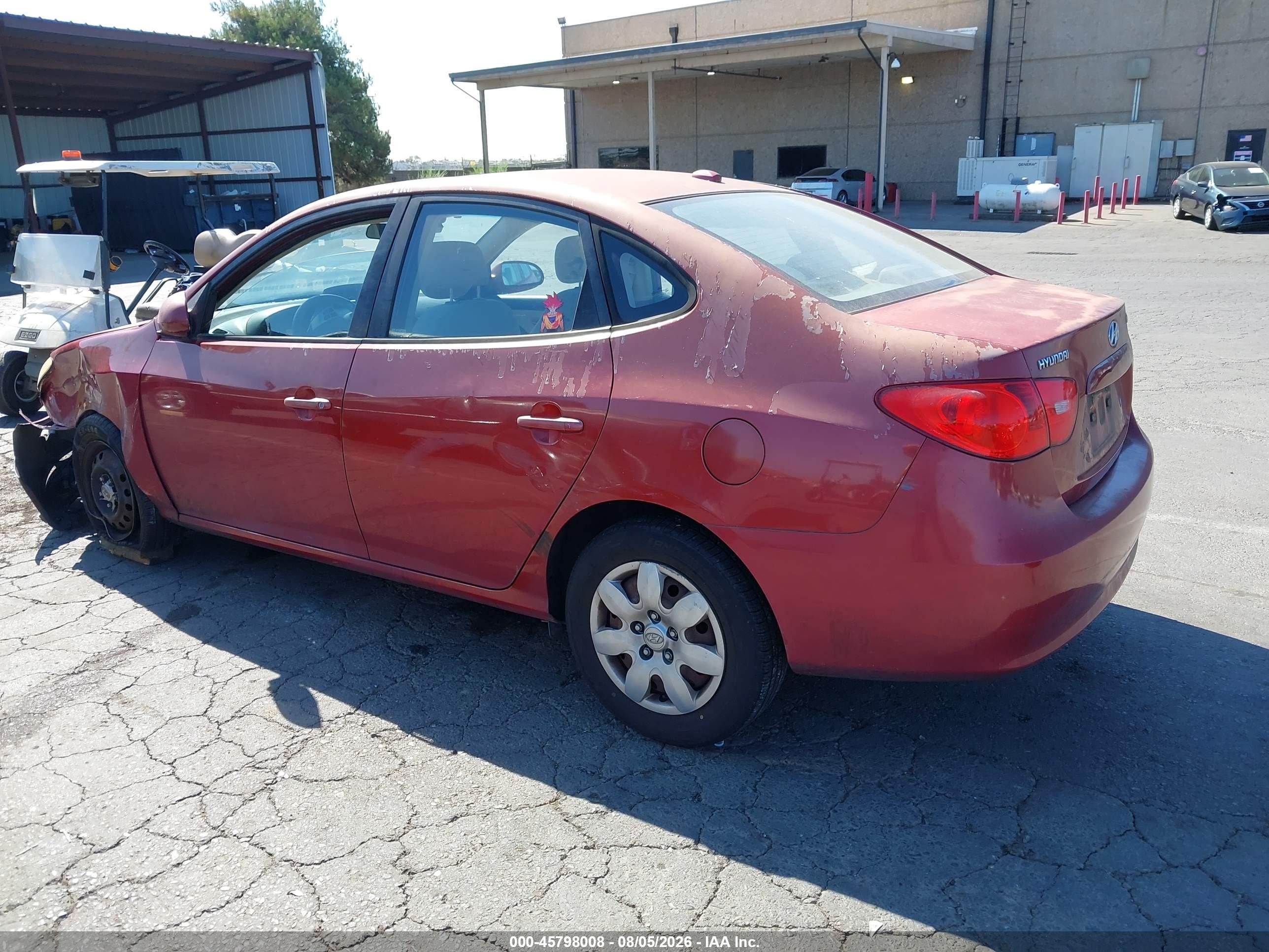 2008 Hyundai Elantra Gls/se Красный vin: KMHDU46D28U413397