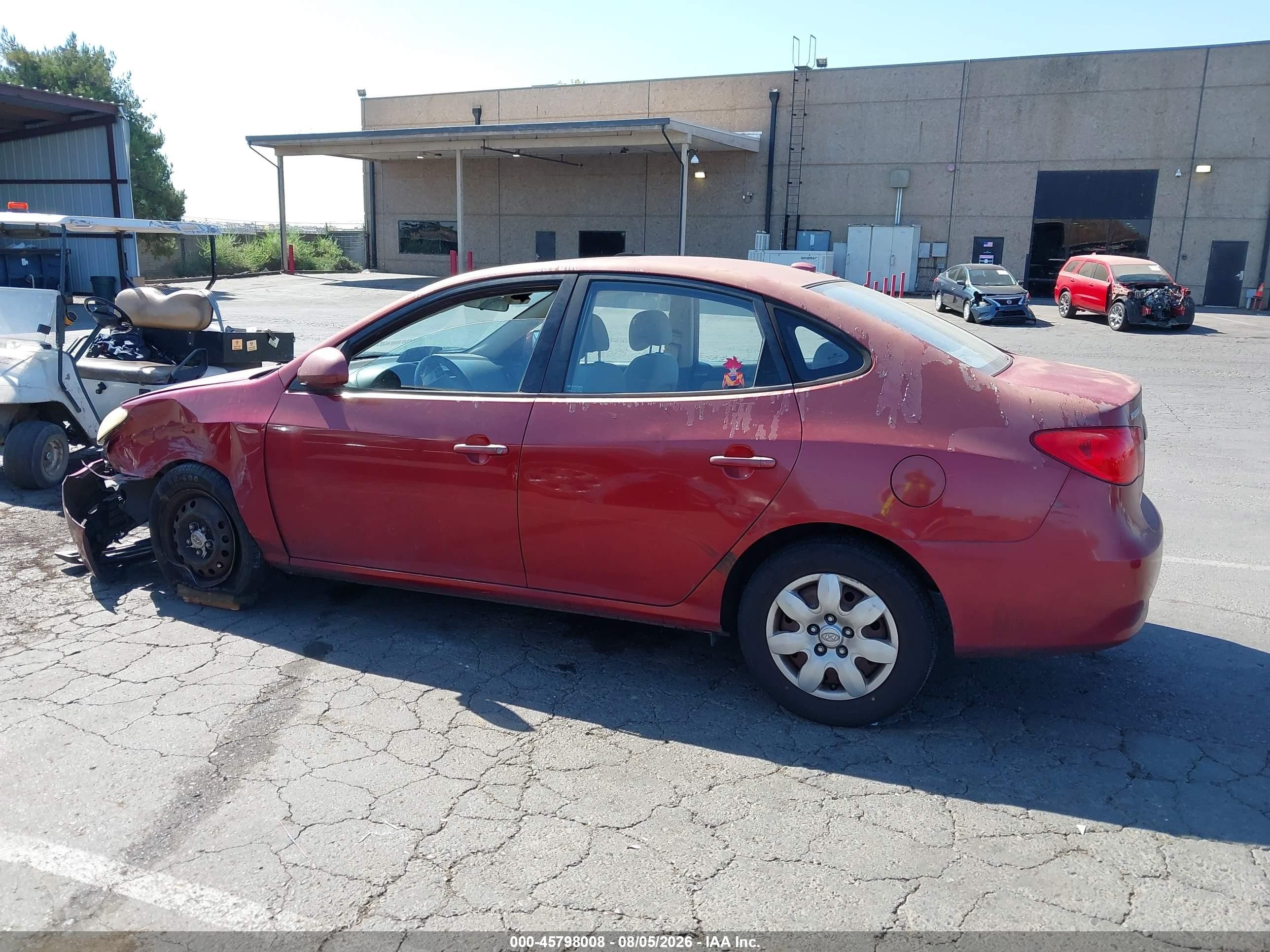 2008 Hyundai Elantra Gls/se Красный vin: KMHDU46D28U413397