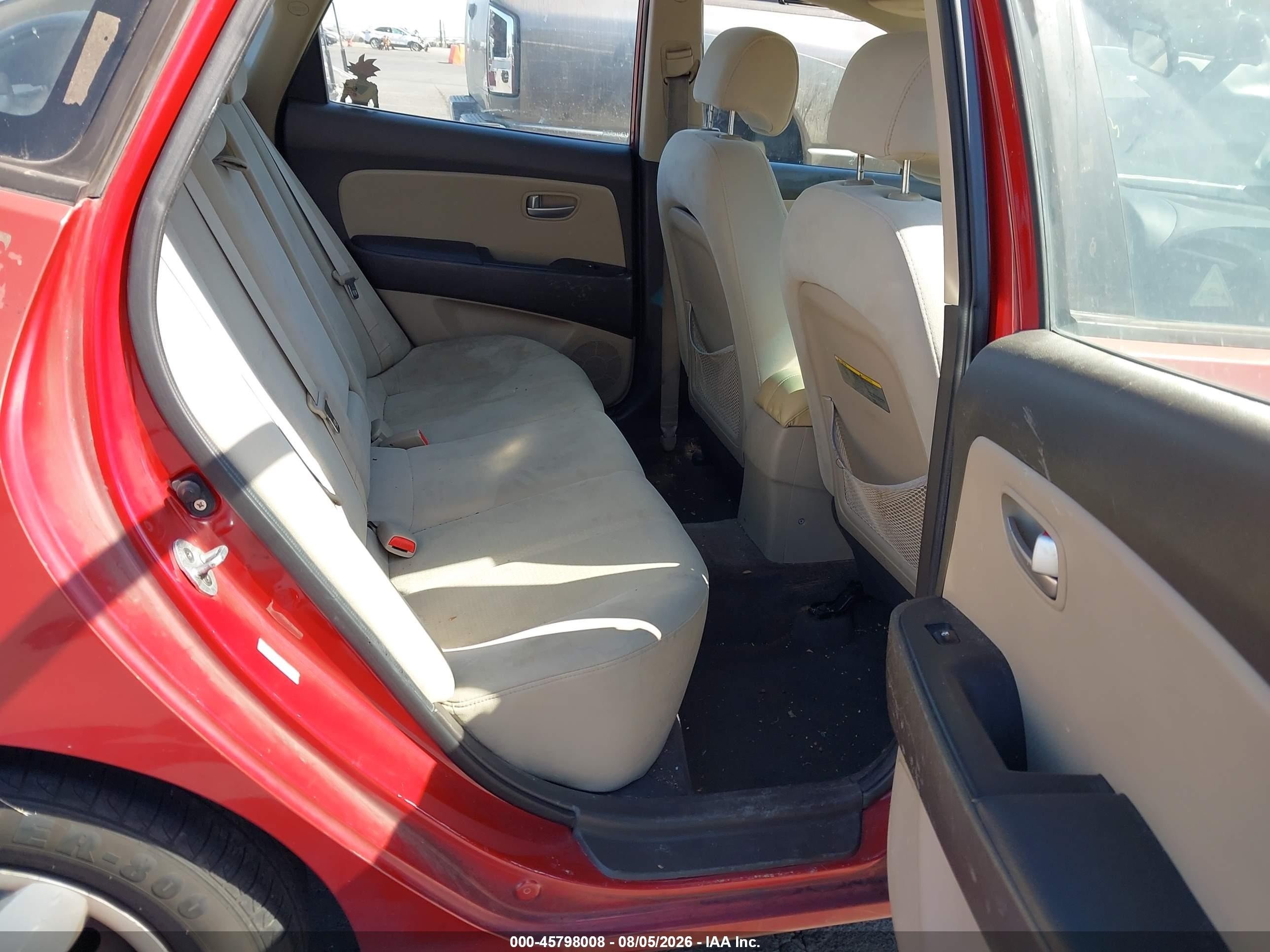 2008 Hyundai Elantra Gls/se Красный vin: KMHDU46D28U413397