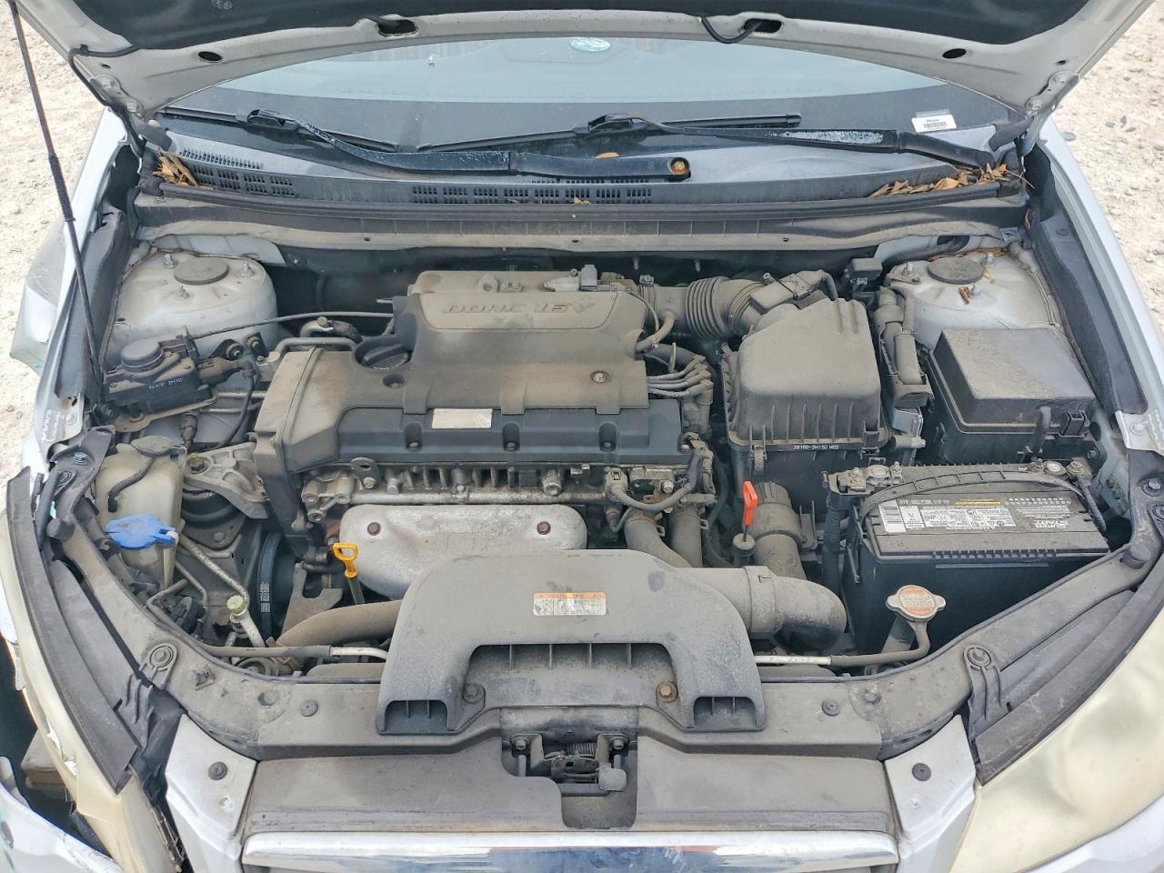 2008 Hyundai Elantra Gls Silver vin: KMHDU46D28U416266