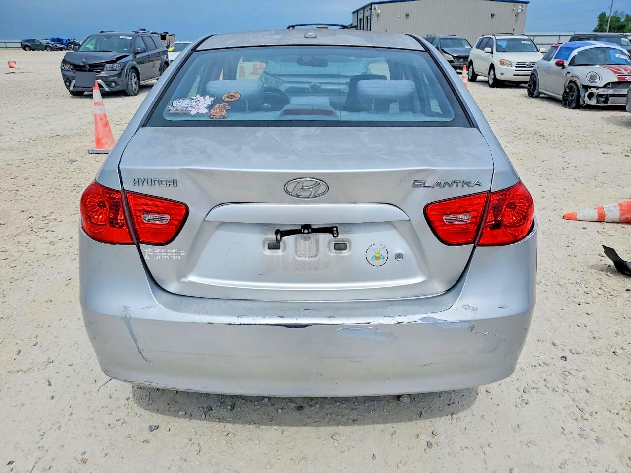 2008 Hyundai Elantra Gls Silver vin: KMHDU46D28U416266