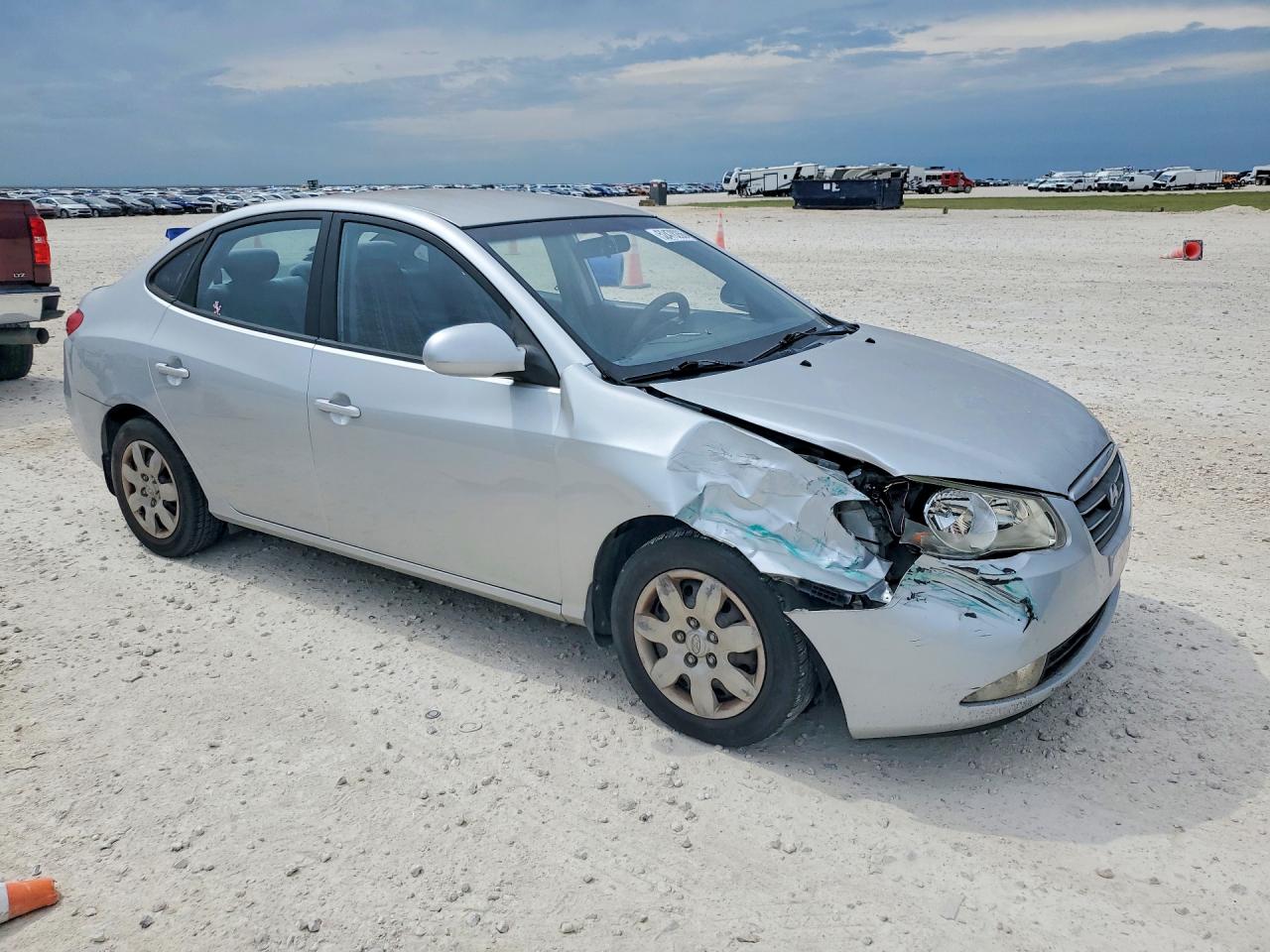 2008 Hyundai Elantra Gls Silver vin: KMHDU46D28U416266