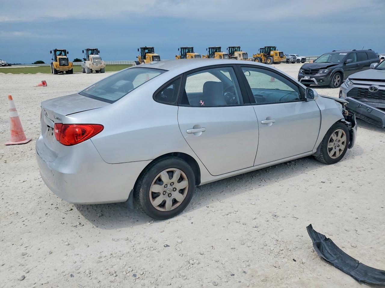 2008 Hyundai Elantra Gls Silver vin: KMHDU46D28U416266