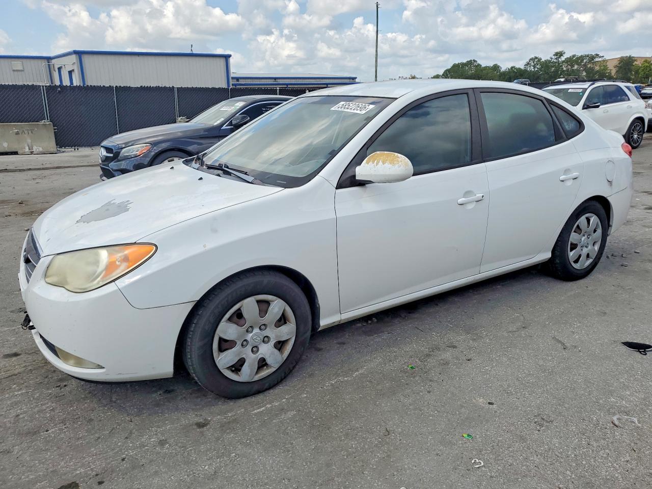 2008 Hyundai Elantra Gls Белый vin: KMHDU46D28U430989