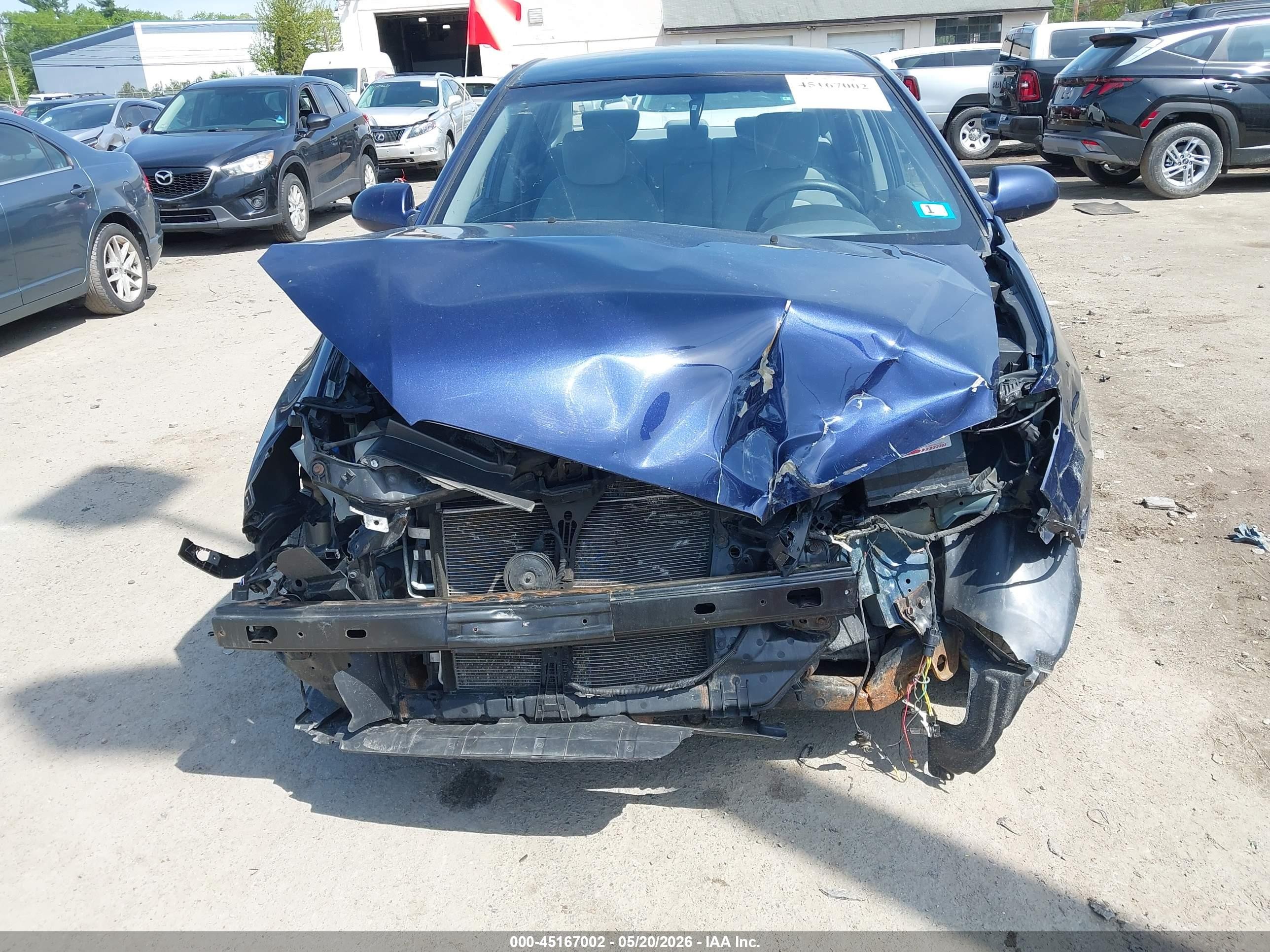 2008 Hyundai Elantra Gls/se Blue vin: KMHDU46D28U461692
