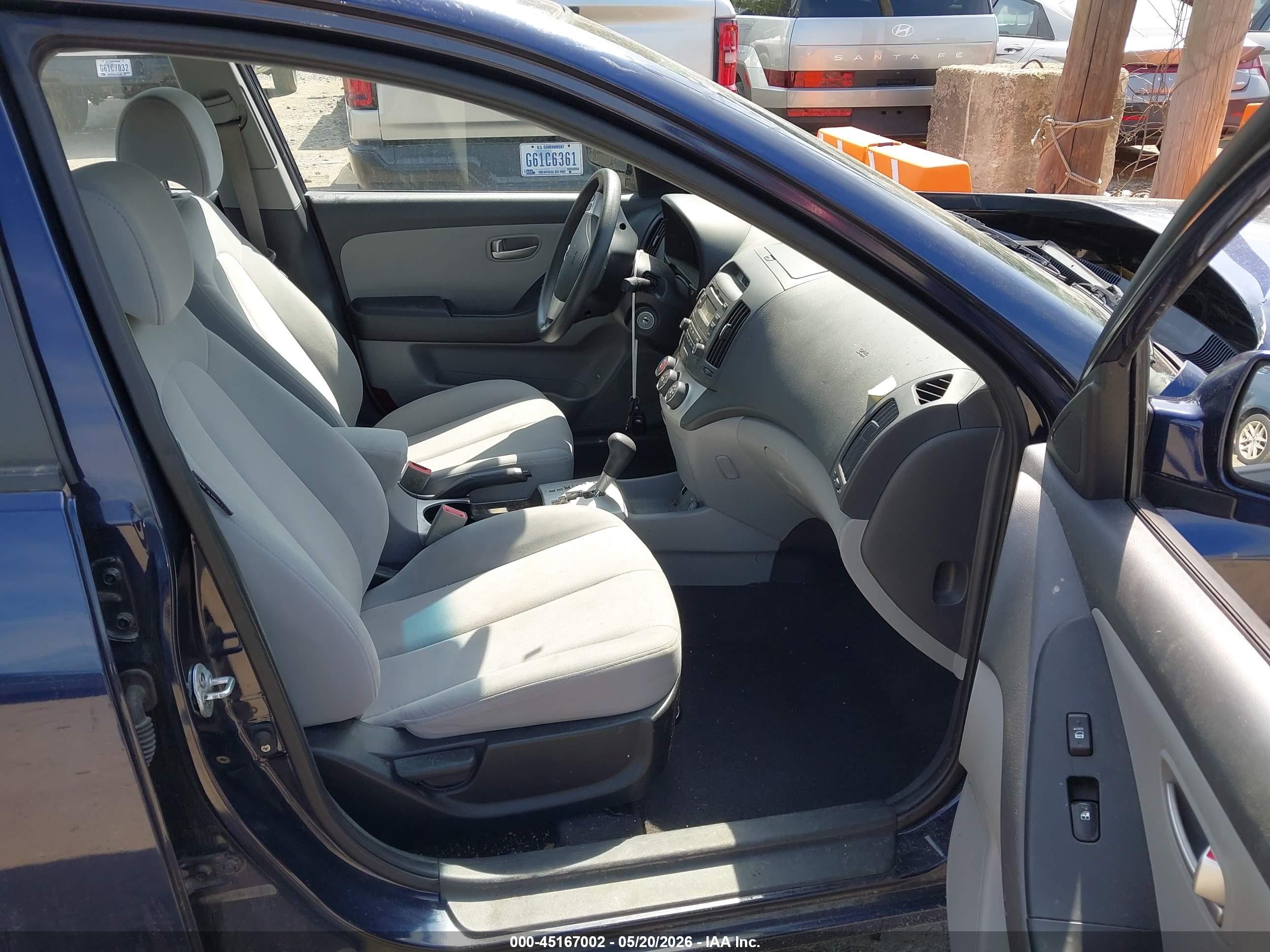 2008 Hyundai Elantra Gls/se Blue vin: KMHDU46D28U461692