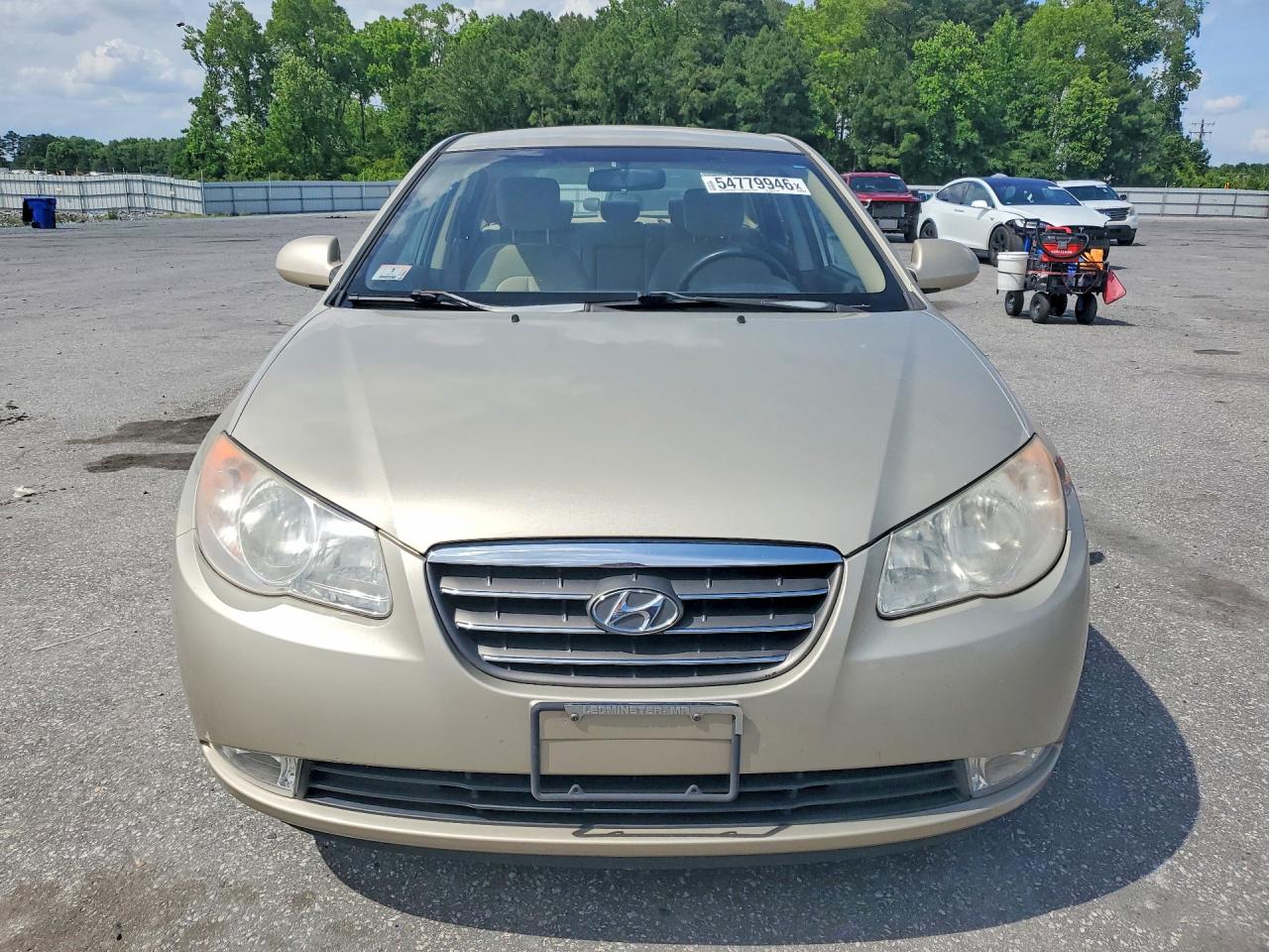 2008 Hyundai Elantra Gls Gray vin: KMHDU46D28U463538