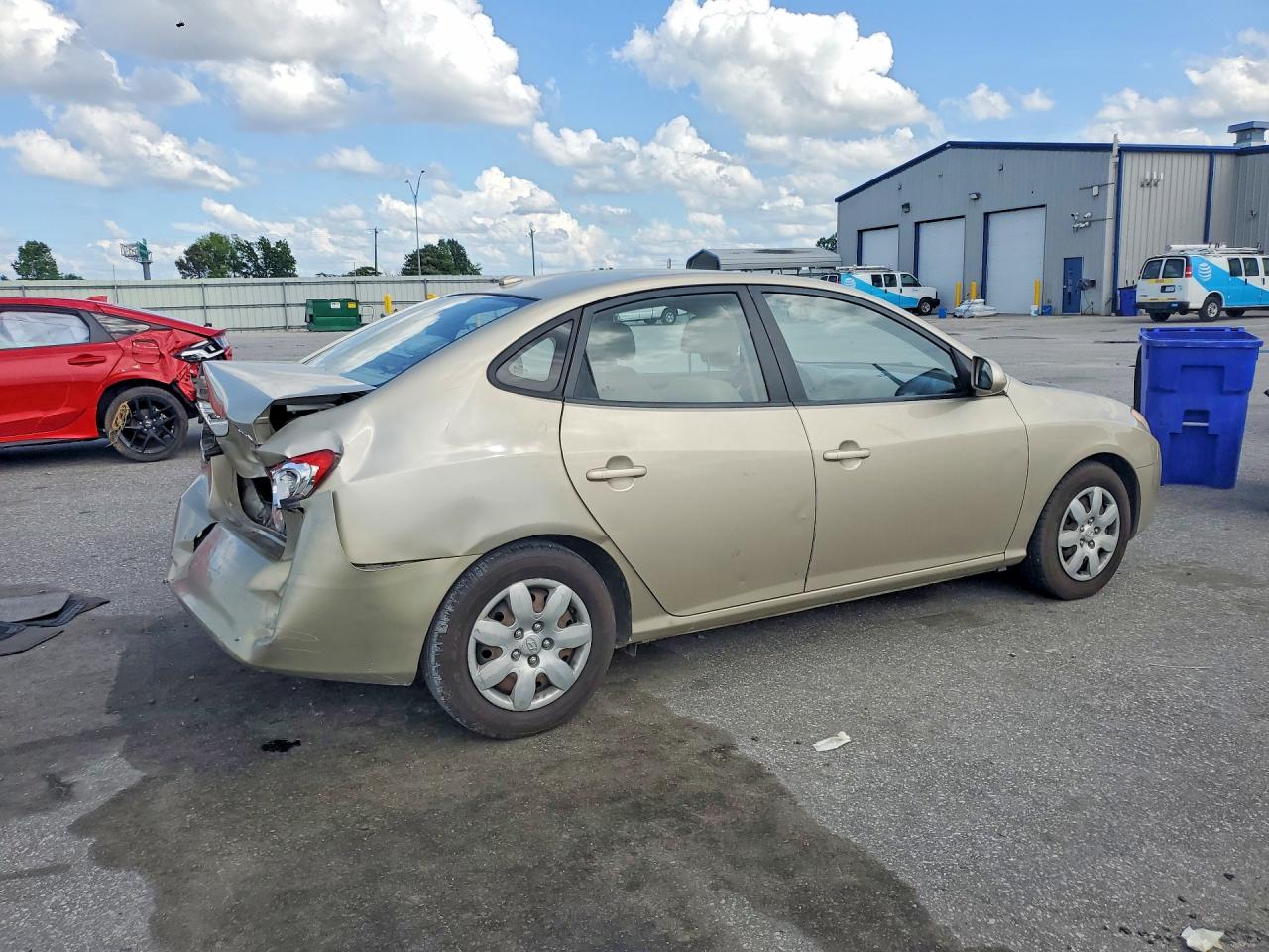 2008 Hyundai Elantra Gls Gray vin: KMHDU46D28U463538