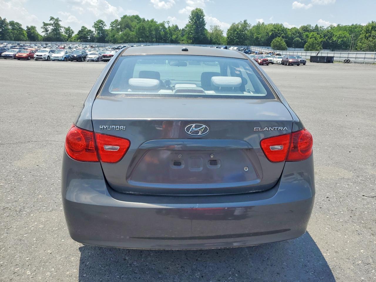 2008 Hyundai Elantra Gls Gray vin: KMHDU46D28U490979