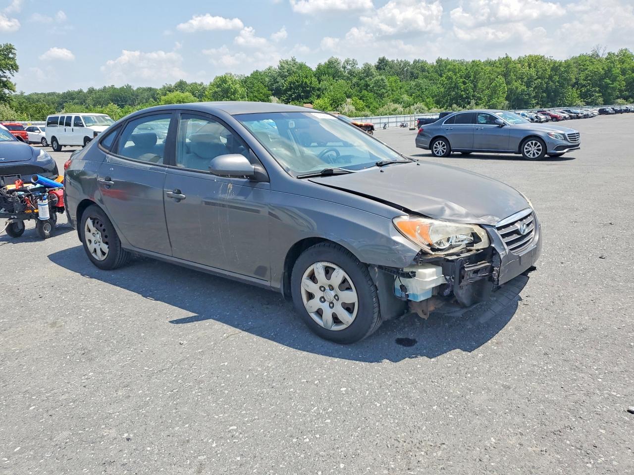 2008 Hyundai Elantra Gls Gray vin: KMHDU46D28U490979
