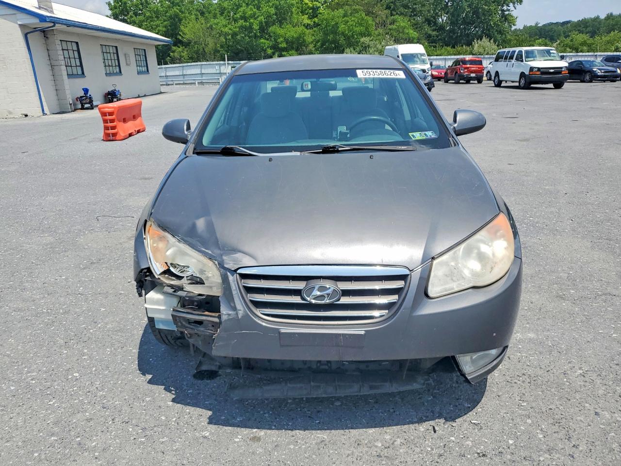 2008 Hyundai Elantra Gls Gray vin: KMHDU46D28U490979