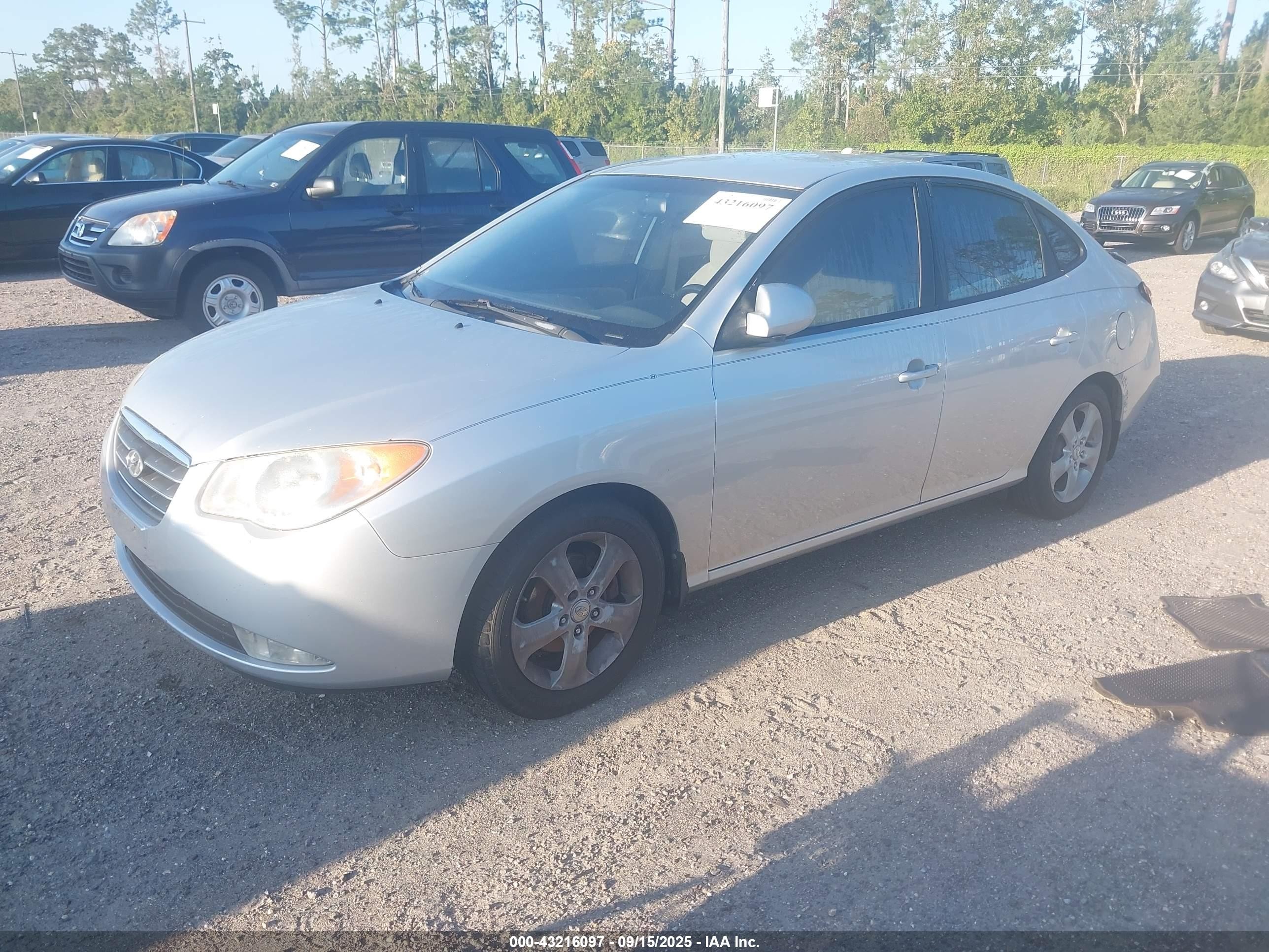 2008 Hyundai Elantra Gls/se Серый vin: KMHDU46D28U492098