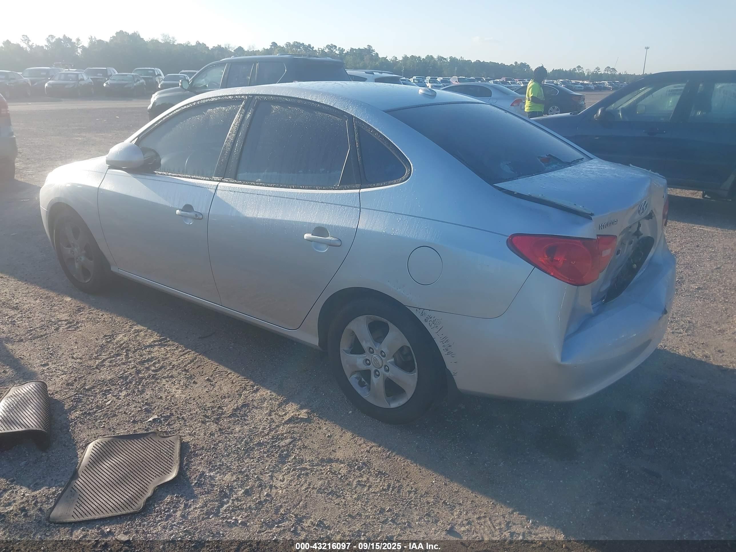 2008 Hyundai Elantra Gls/se Серый vin: KMHDU46D28U492098