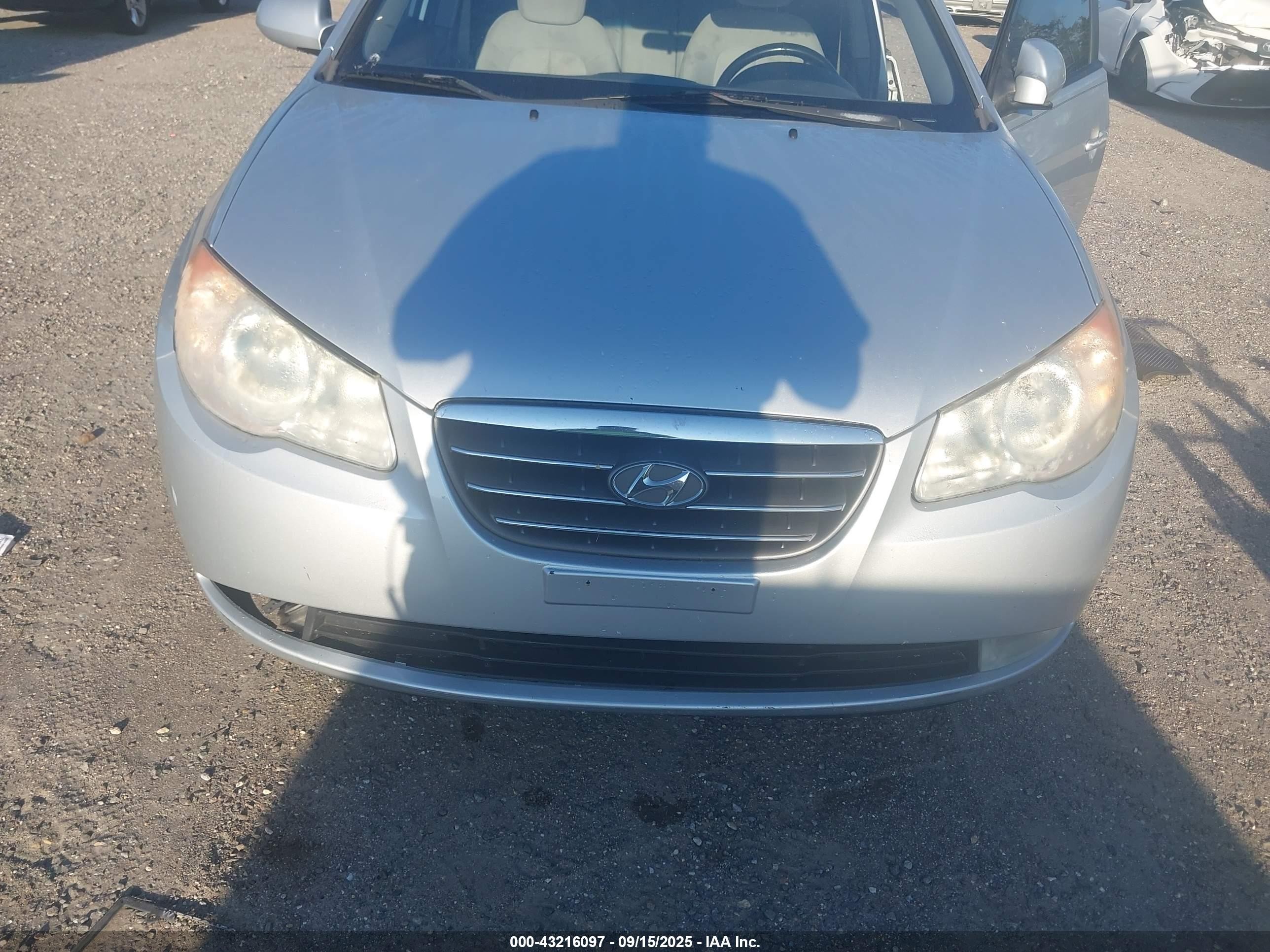 2008 Hyundai Elantra Gls/se Серый vin: KMHDU46D28U492098