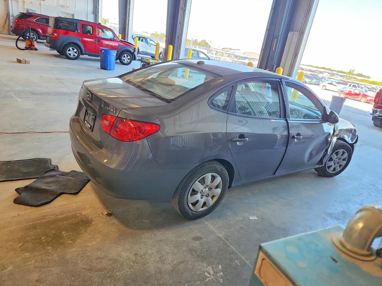 2008 Hyundai Elantra Gls Gray vin: KMHDU46D28U505318