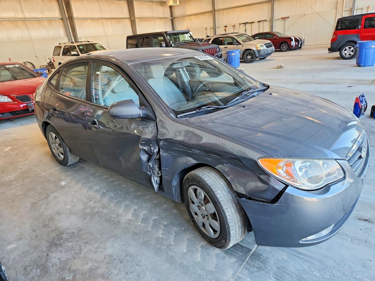 2008 Hyundai Elantra Gls Gray vin: KMHDU46D28U505318