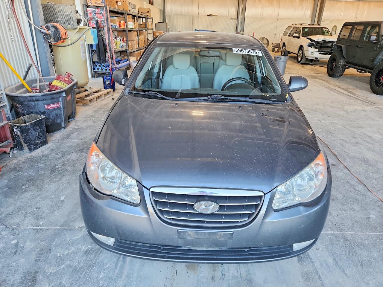 2008 Hyundai Elantra Gls Gray vin: KMHDU46D28U505318