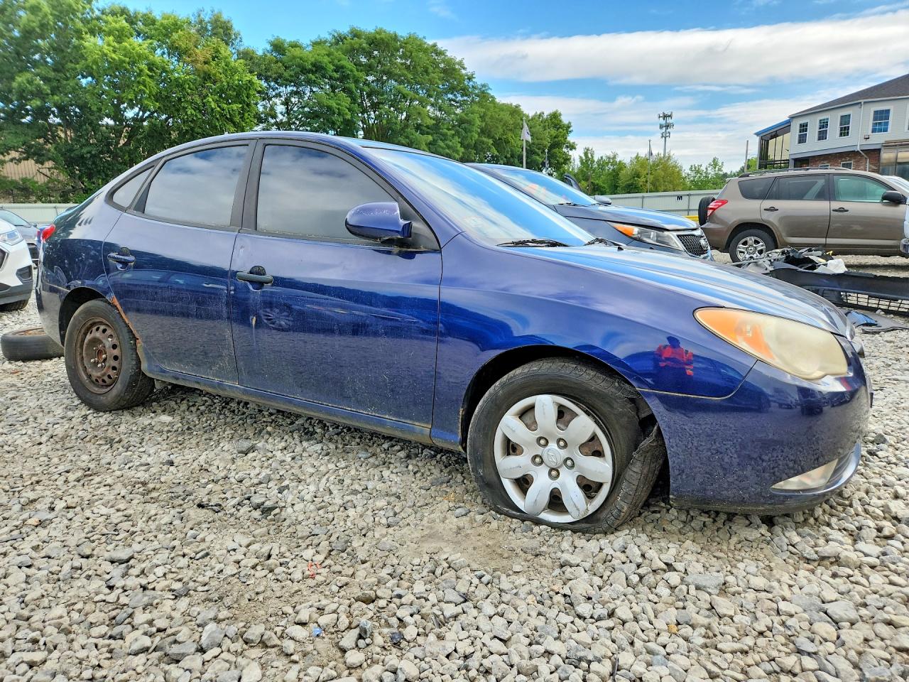 2008 Hyundai Elantra Gls Blue vin: KMHDU46D28U569374