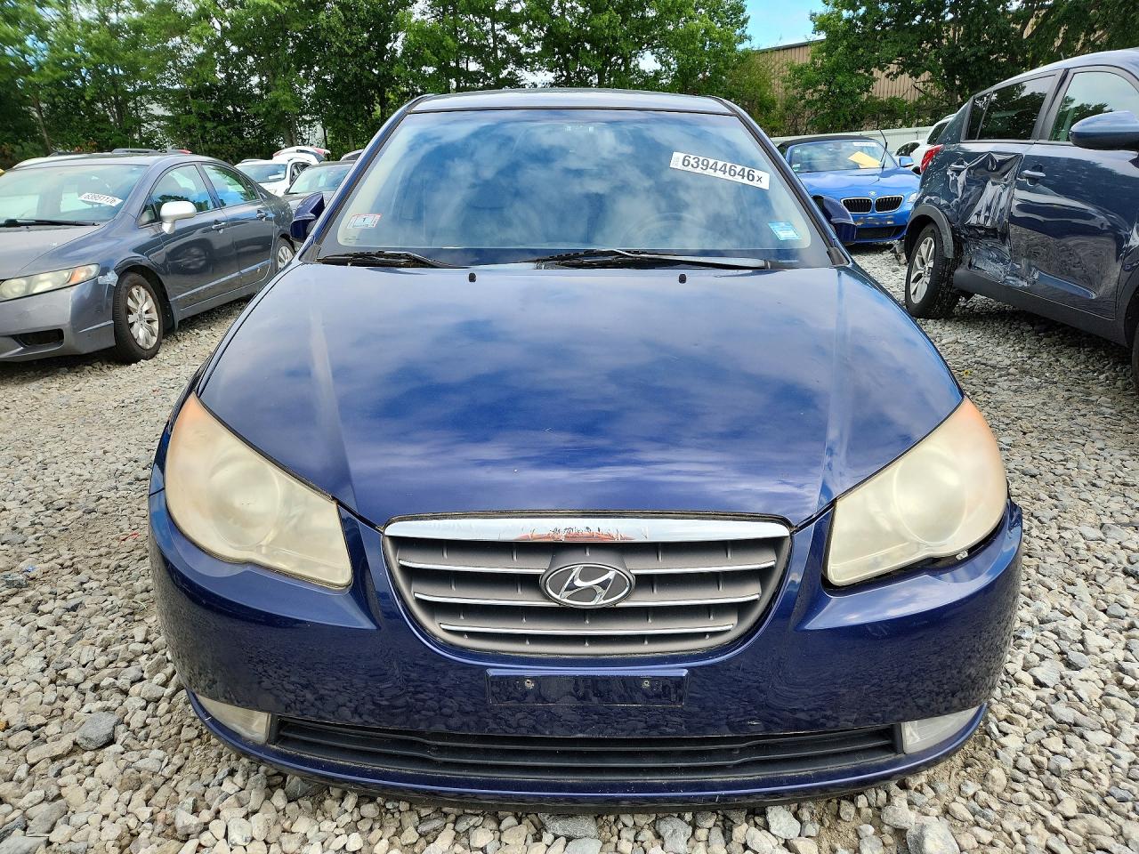 2008 Hyundai Elantra Gls Blue vin: KMHDU46D28U569374