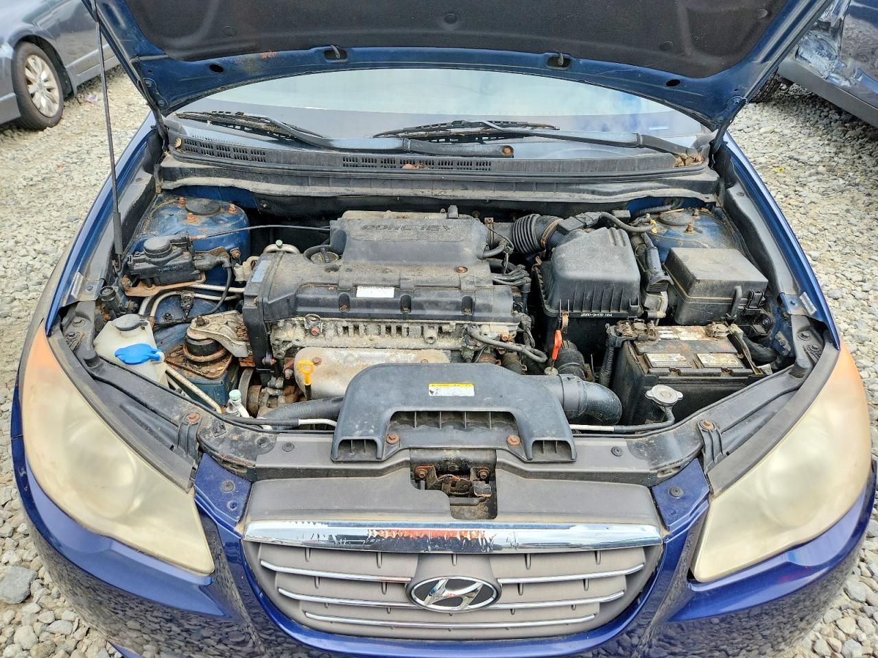 2008 Hyundai Elantra Gls Blue vin: KMHDU46D28U569374