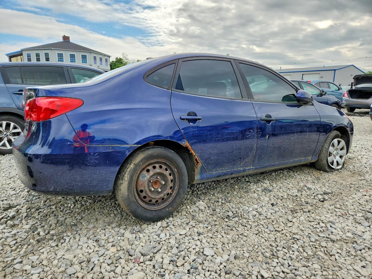 2008 Hyundai Elantra Gls Blue vin: KMHDU46D28U569374