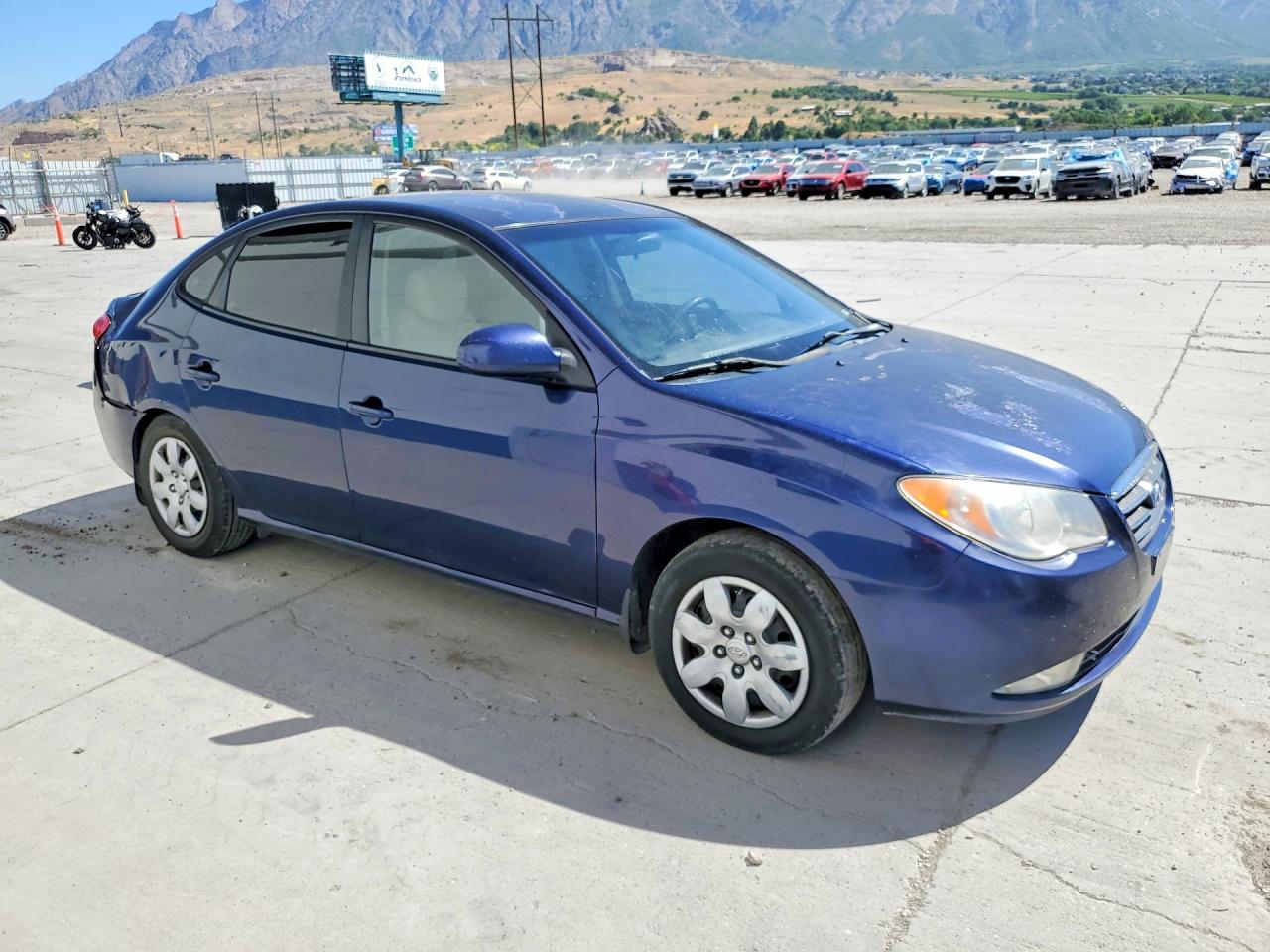 2008 Hyundai Elantra Gls Синий vin: KMHDU46D28U570203