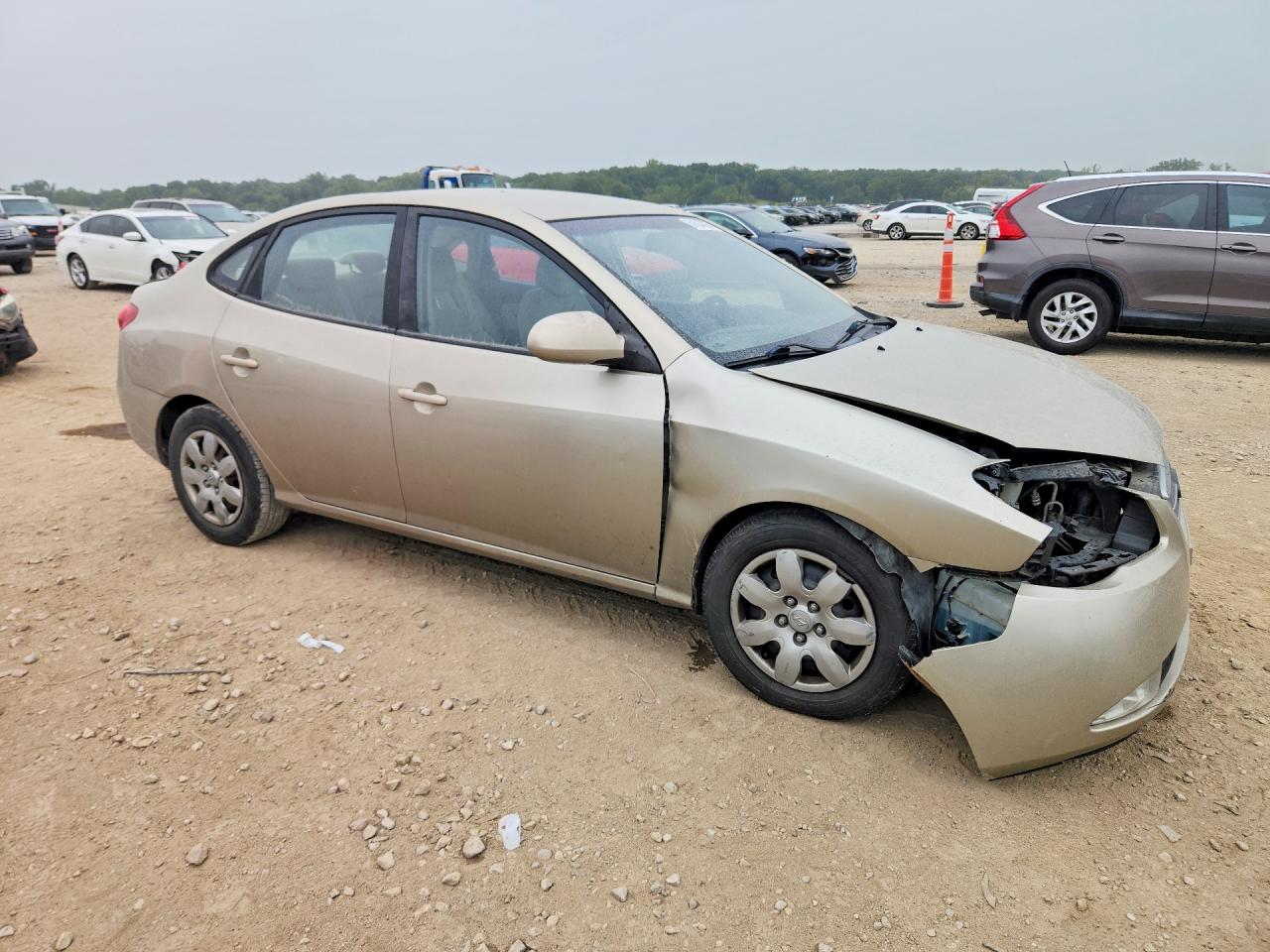 2008 Hyundai Elantra Gls Tan vin: KMHDU46D28U578236