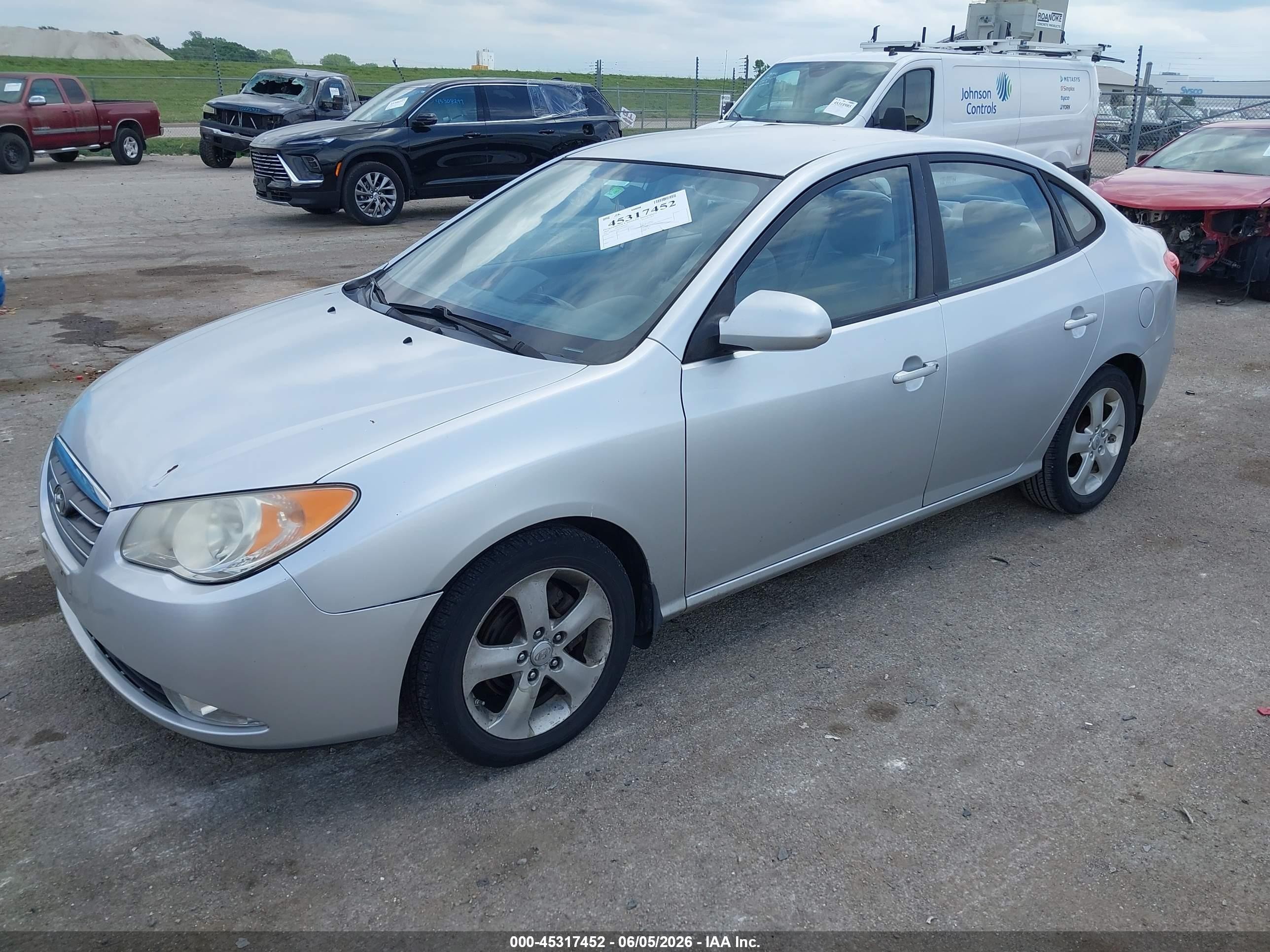 2009 Hyundai Elantra Se Silver vin: KMHDU46D29U595877