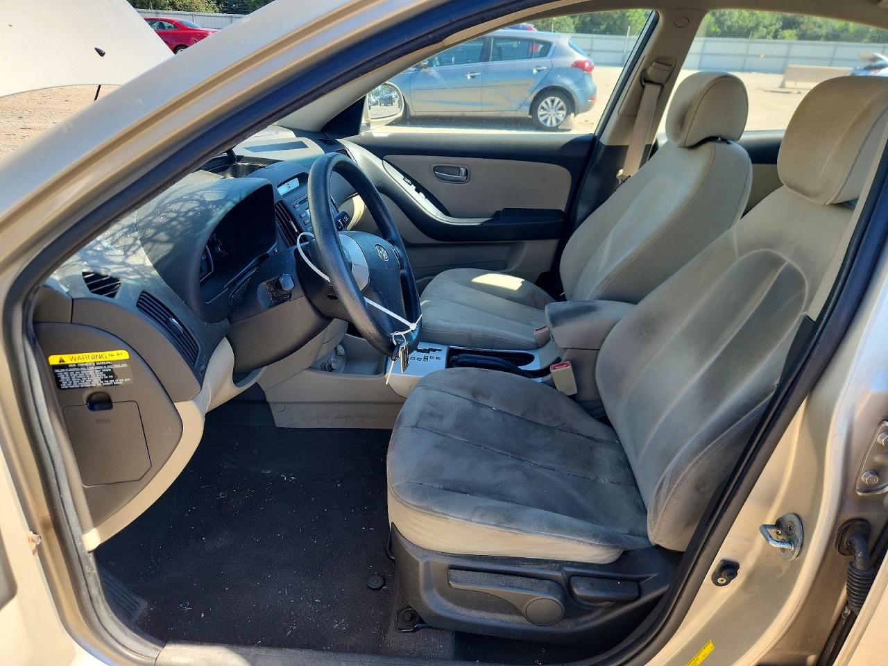 2009 Hyundai Elantra Gls Beige vin: KMHDU46D29U625184