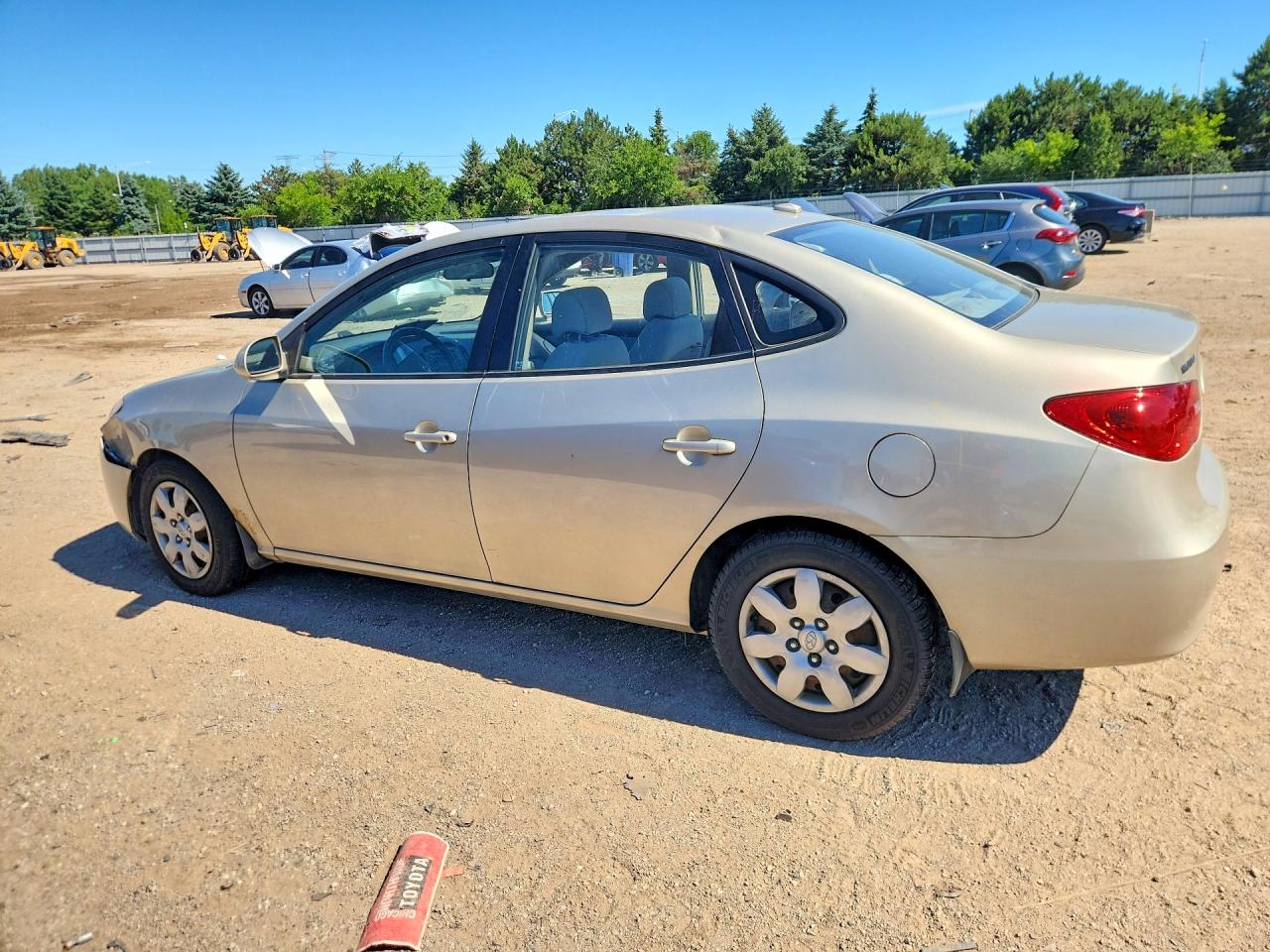 2009 Hyundai Elantra Gls Beige vin: KMHDU46D29U625184