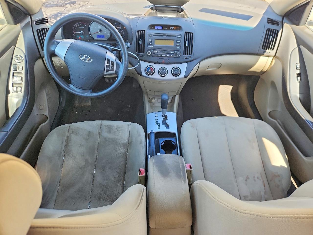 2009 Hyundai Elantra Gls Beige vin: KMHDU46D29U625184