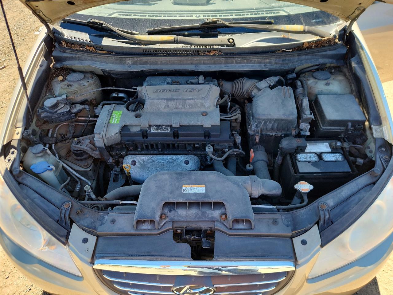 2009 Hyundai Elantra Gls Beige vin: KMHDU46D29U625184