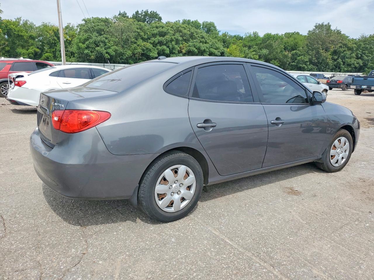 2009 Hyundai Elantra Gls Gray vin: KMHDU46D29U632877