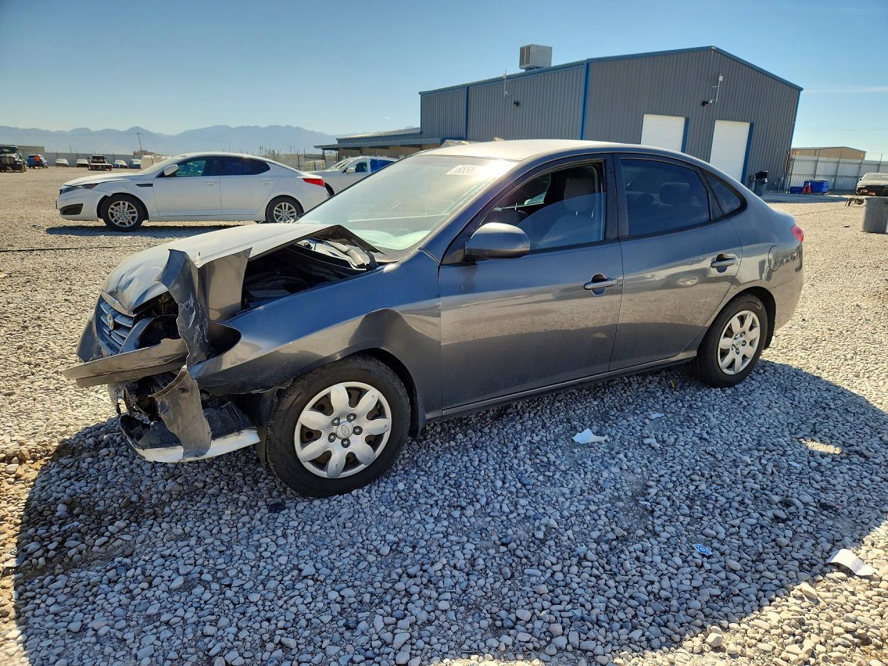 2009 Hyundai Elantra Gls Gray vin: KMHDU46D29U644057