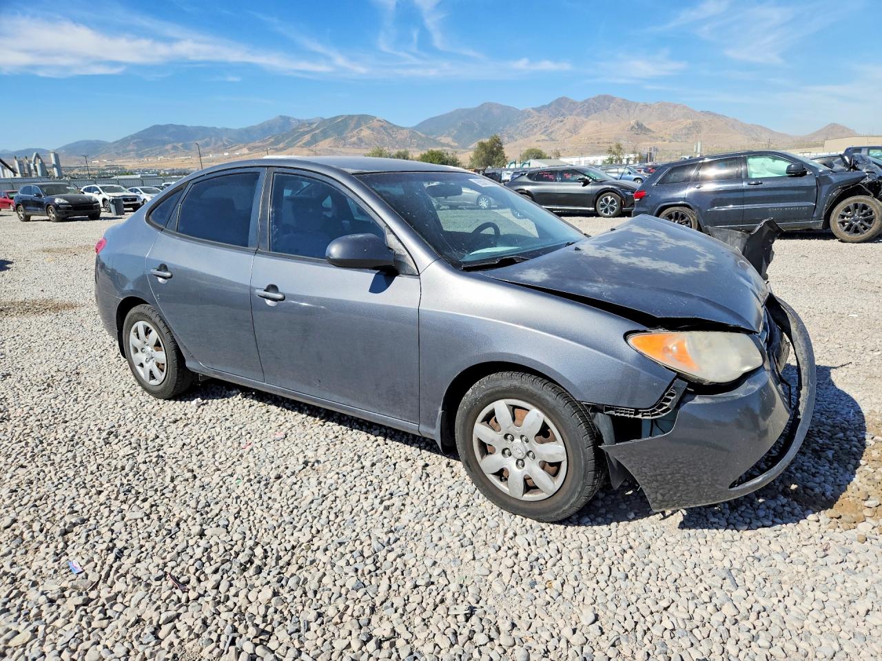 2009 Hyundai Elantra Gls Gray vin: KMHDU46D29U644057