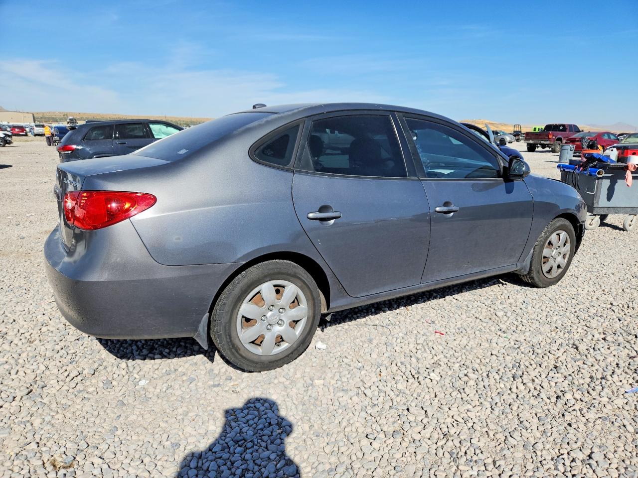 2009 Hyundai Elantra Gls Gray vin: KMHDU46D29U644057