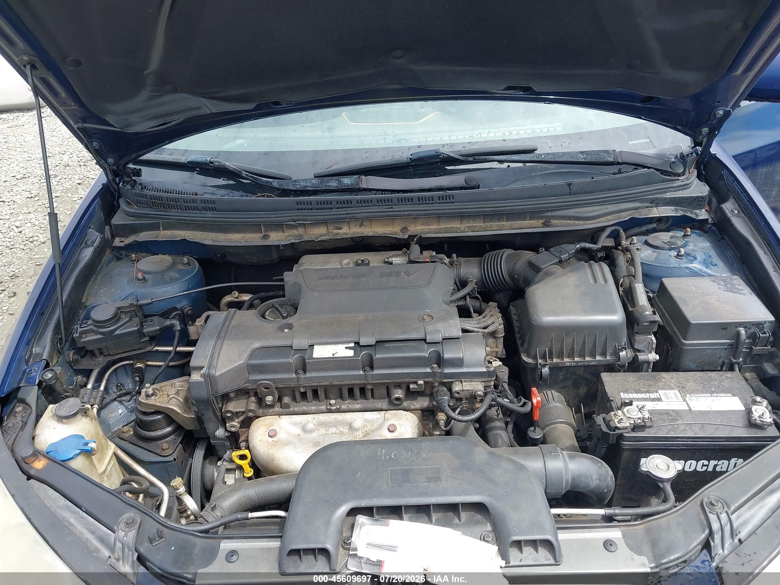 2009 Hyundai Elantra Gls Dark Blue vin: KMHDU46D29U662560
