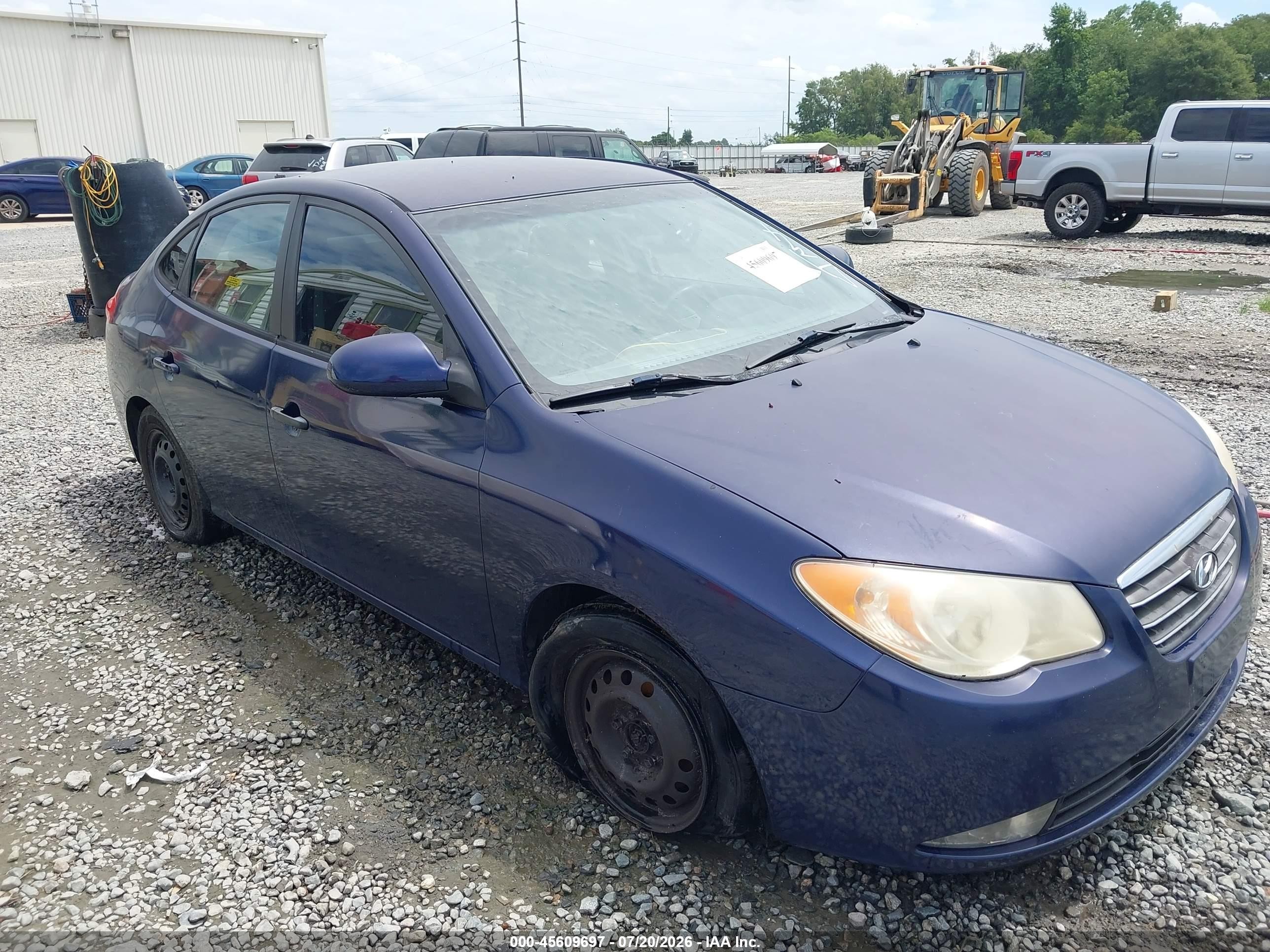 2009 Hyundai Elantra Gls Dark Blue vin: KMHDU46D29U662560