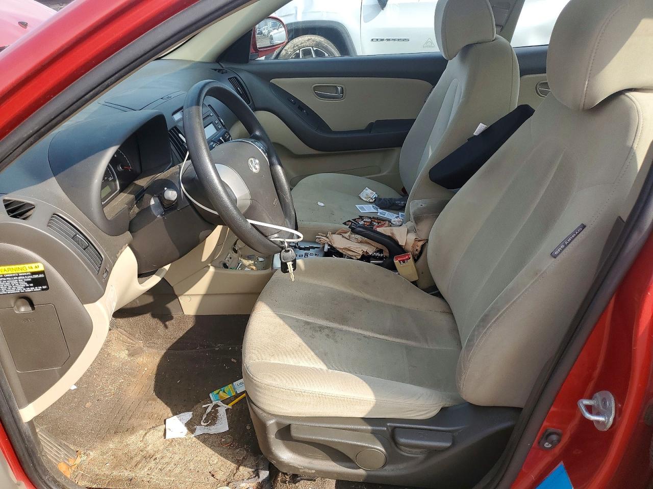 2009 Hyundai Elantra Gls Red vin: KMHDU46D29U681643