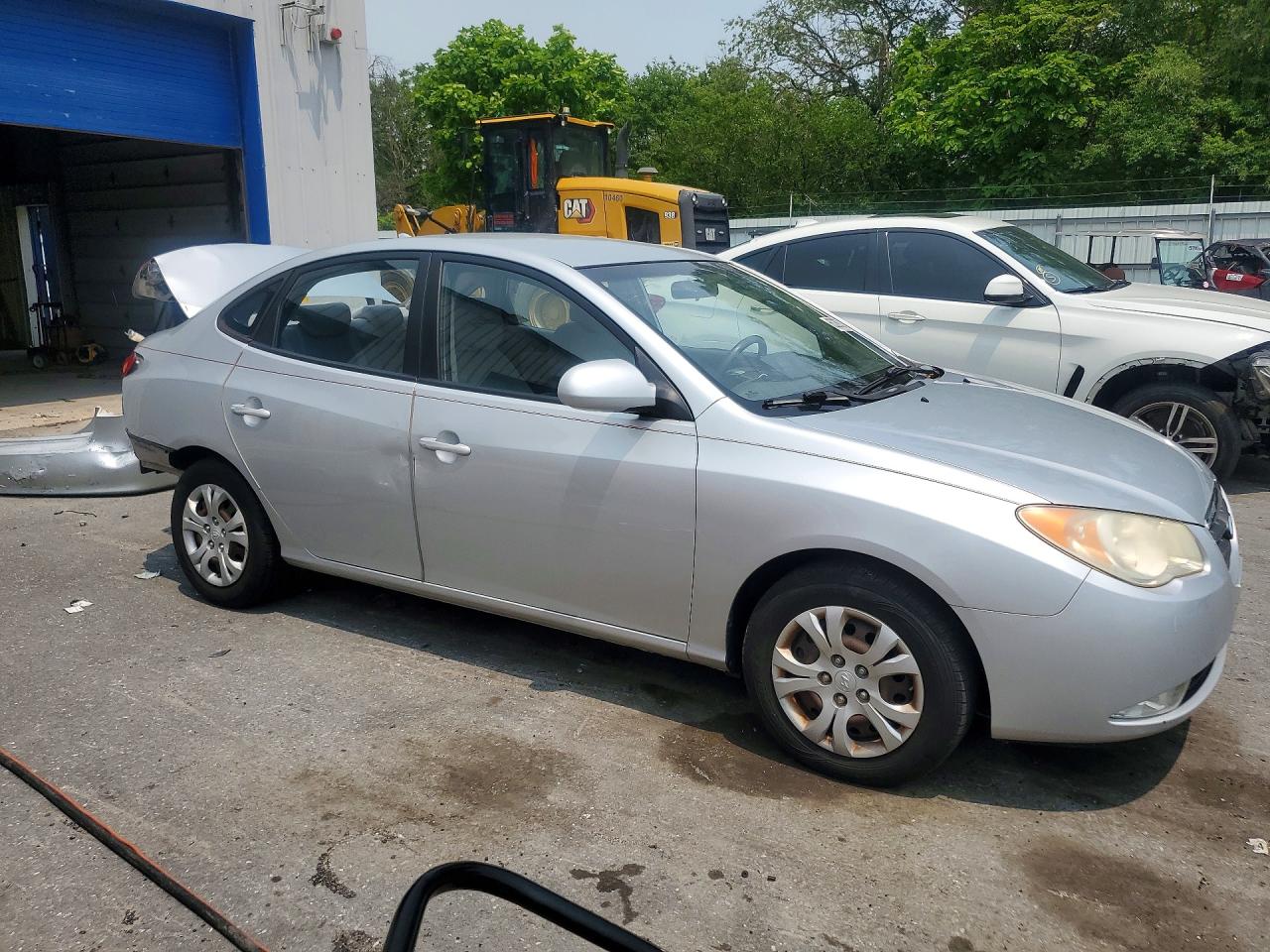 2009 Hyundai Elantra Gls Серебряный vin: KMHDU46D29U714110
