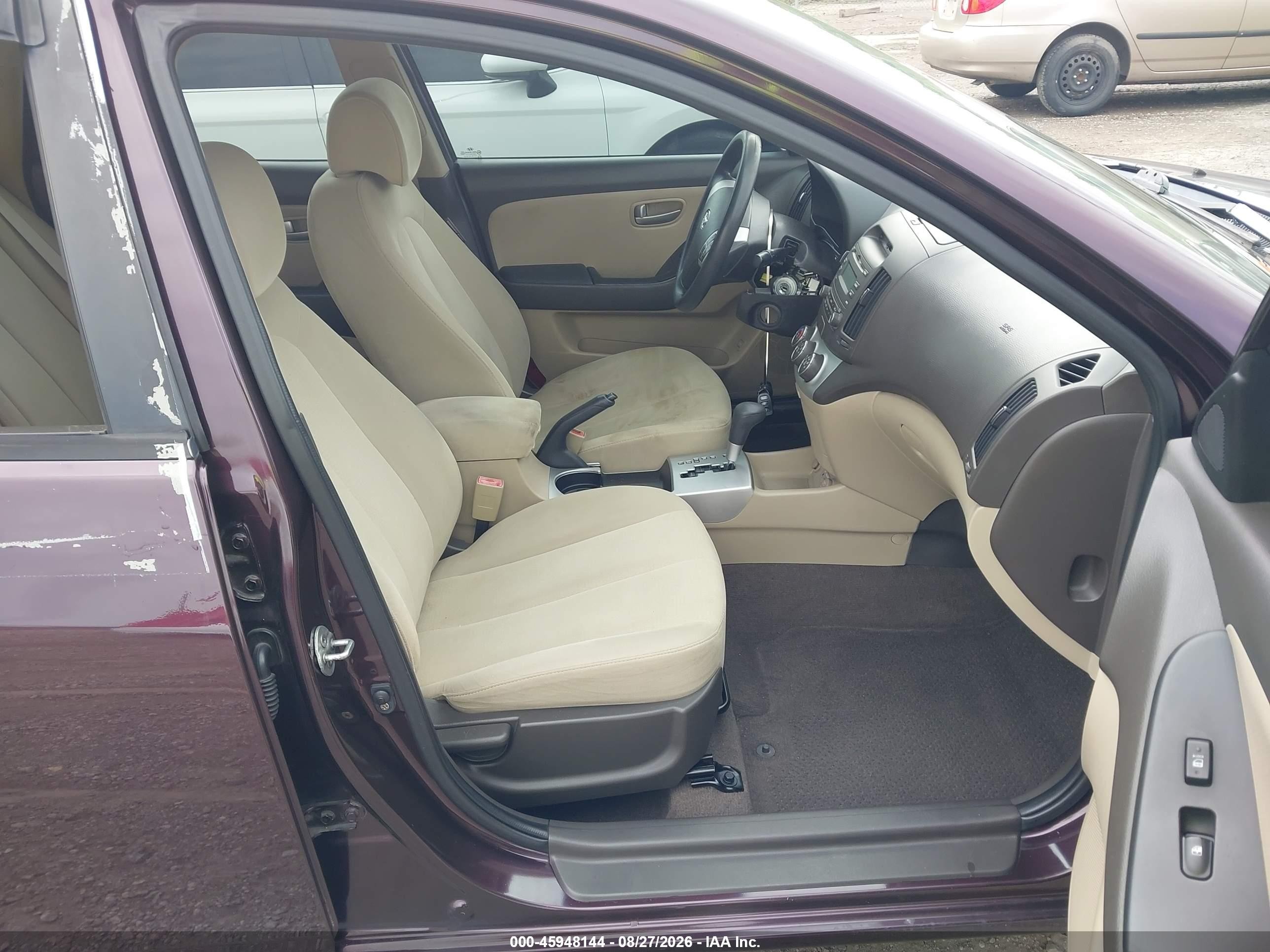 2009 Hyundai Elantra Gls Purple vin: KMHDU46D29U767972