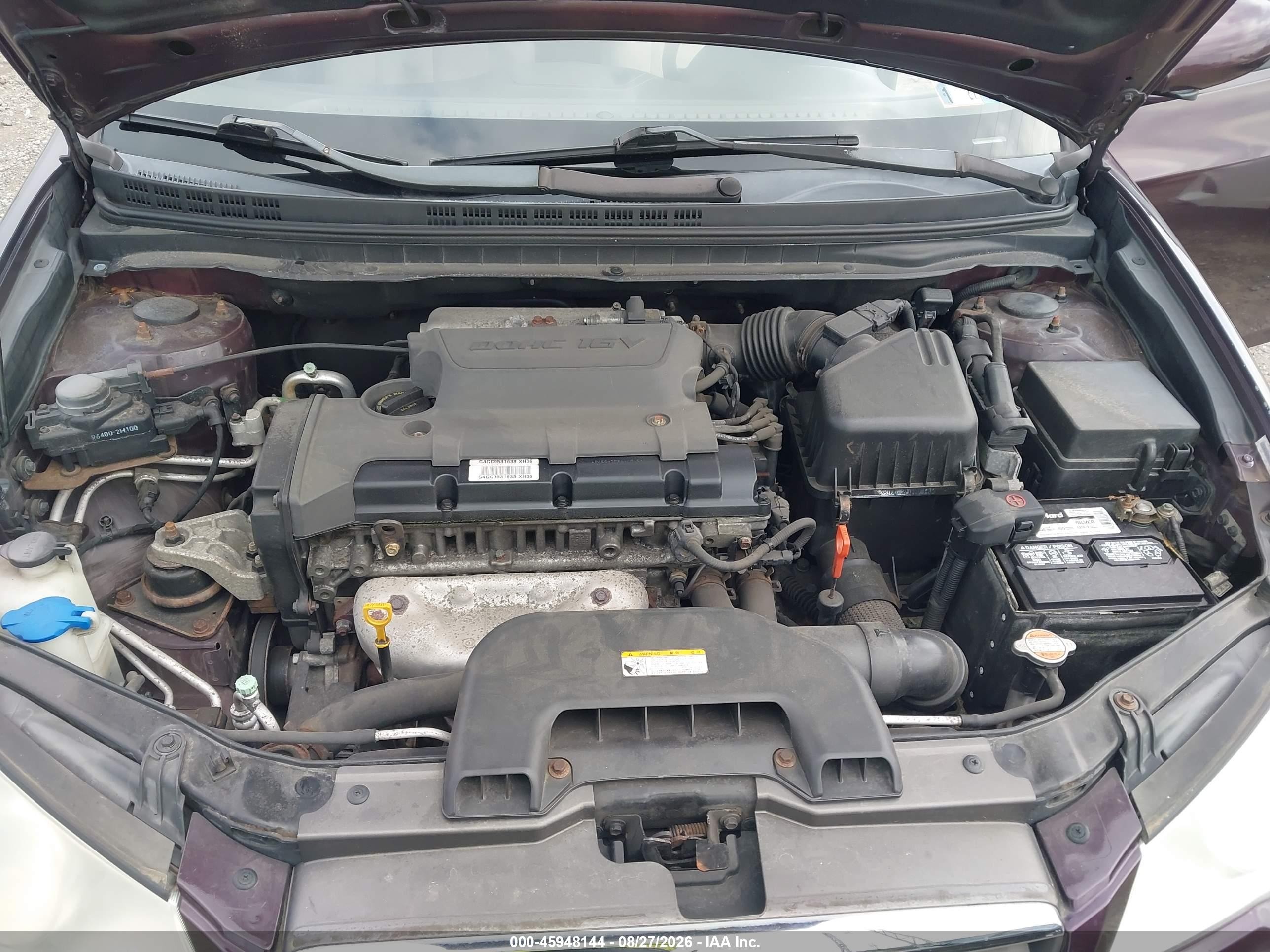 2009 Hyundai Elantra Gls Purple vin: KMHDU46D29U767972