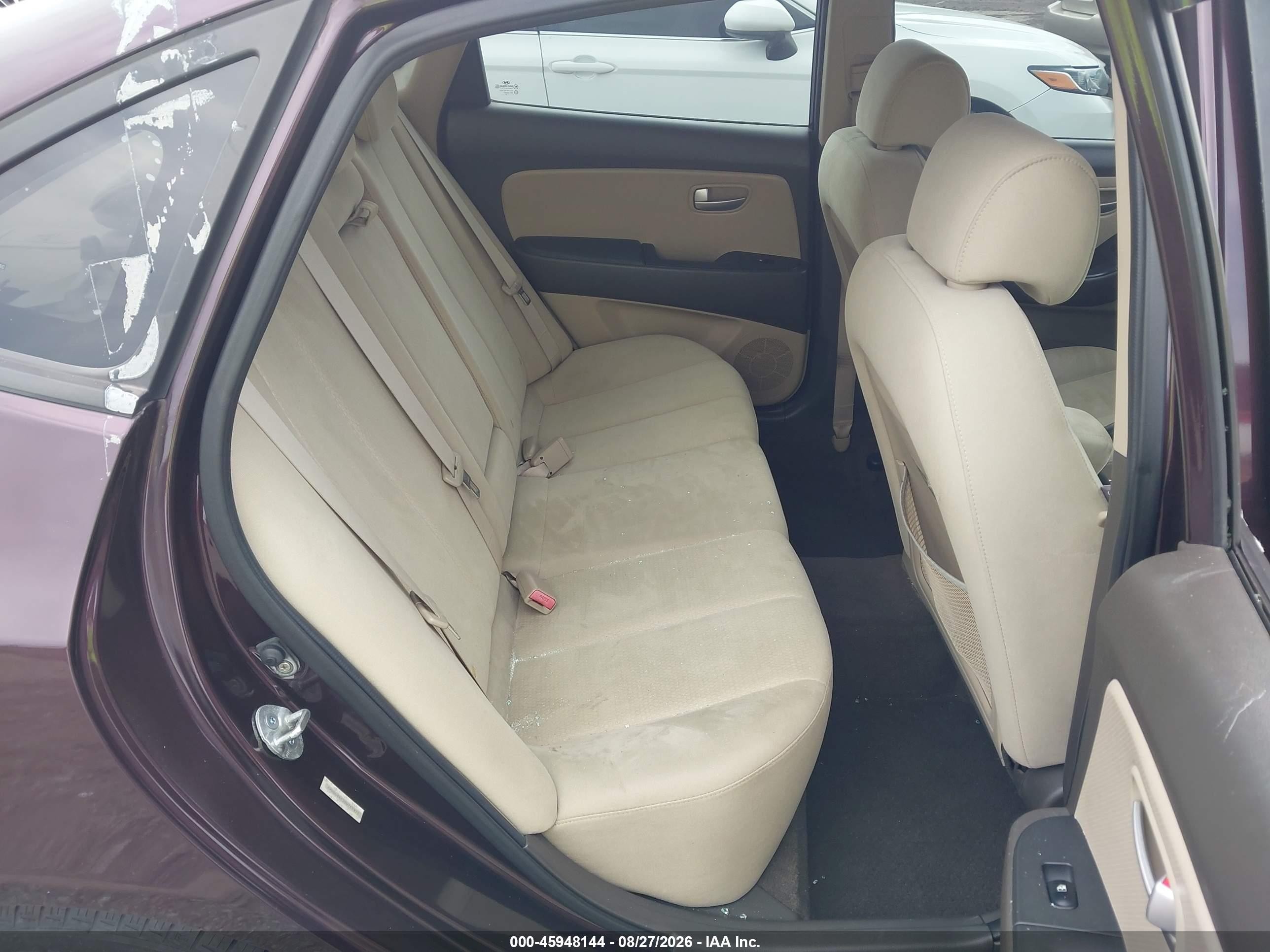 2009 Hyundai Elantra Gls Purple vin: KMHDU46D29U767972