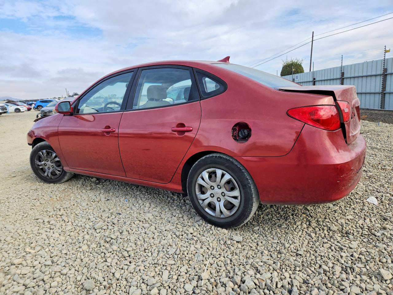 2009 Hyundai Elantra Gls Red vin: KMHDU46D29U814126