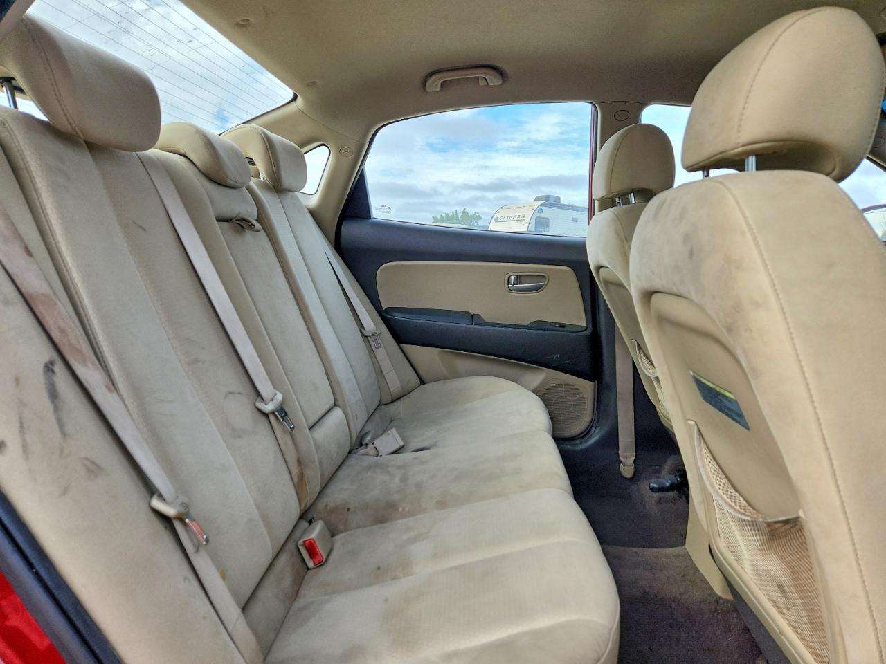 2009 Hyundai Elantra Gls Red vin: KMHDU46D29U814126