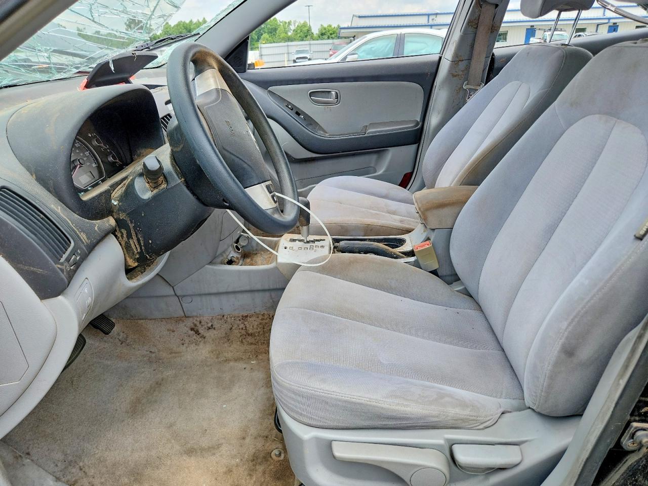 2007 Hyundai Elantra Gls Black vin: KMHDU46D37U019938