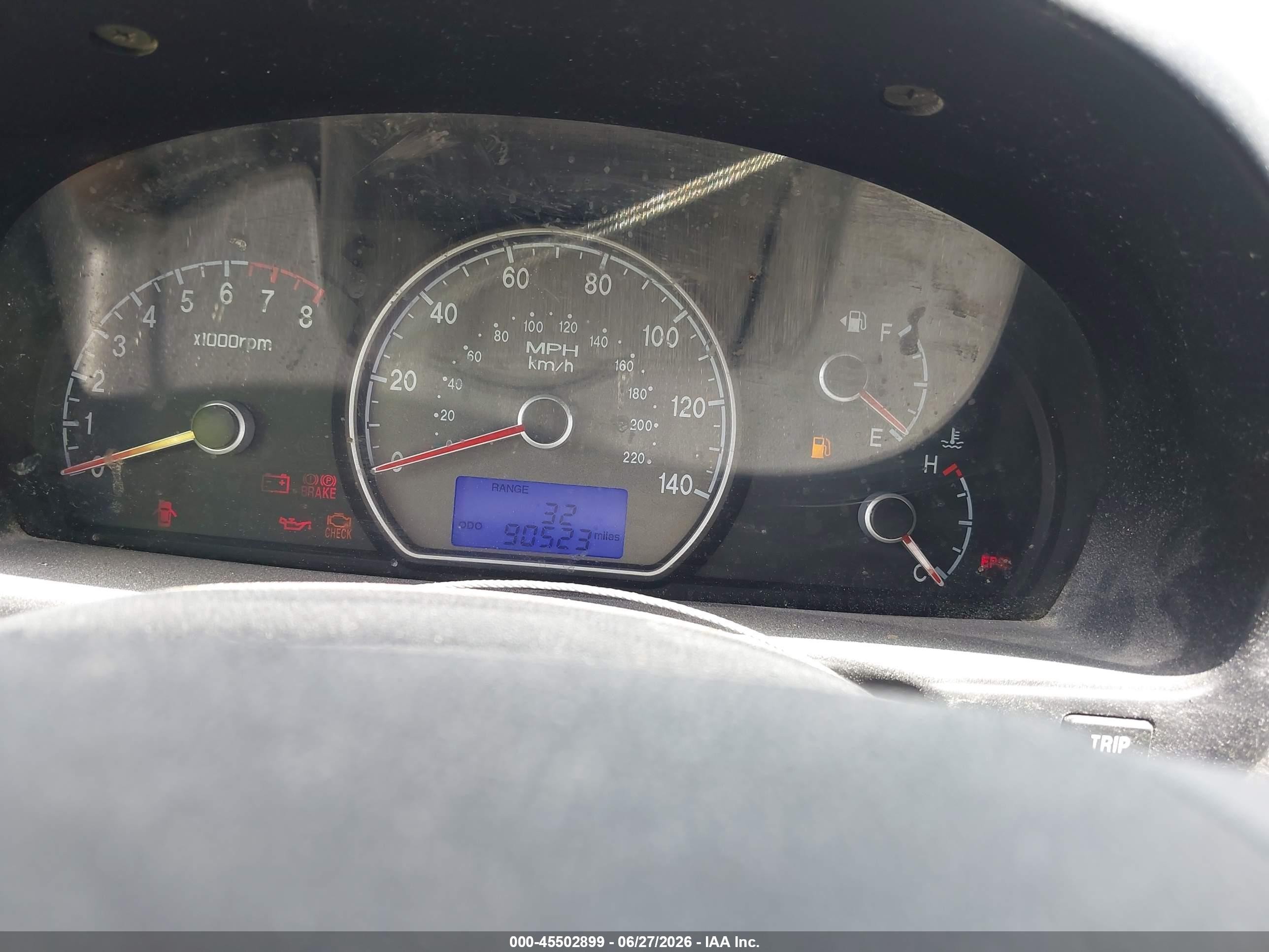 2007 Hyundai Elantra Gls/ltd/se Blue vin: KMHDU46D37U068542