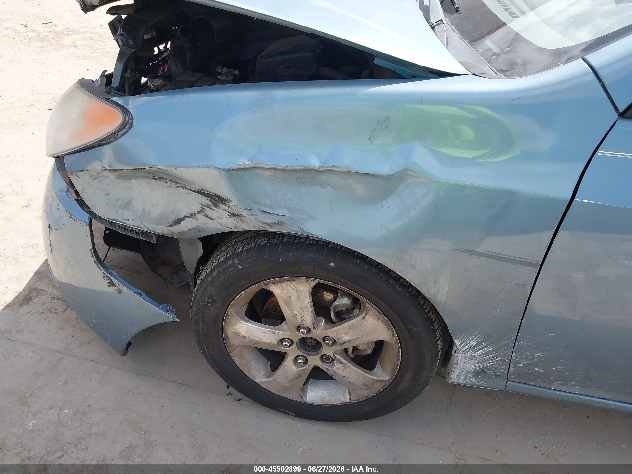2007 Hyundai Elantra Gls/ltd/se Blue vin: KMHDU46D37U068542