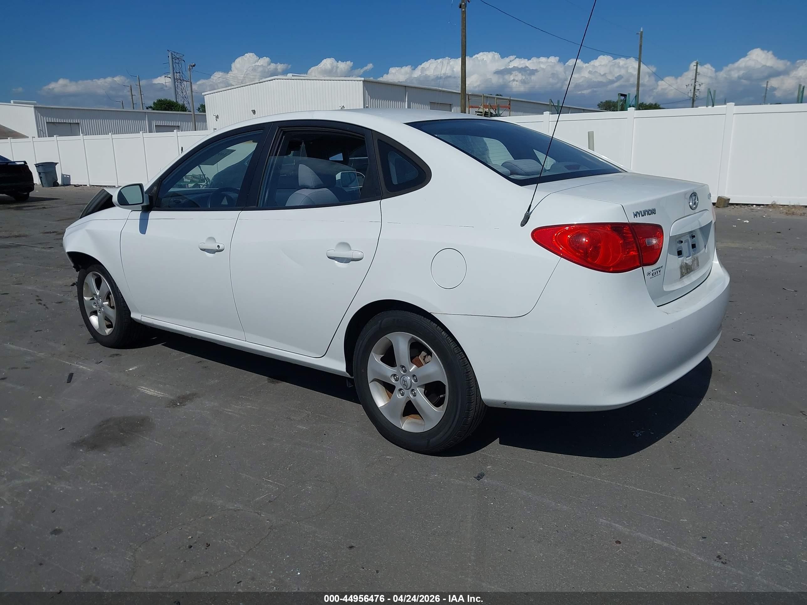 2007 Hyundai Elantra Gls/limited/se Белый vin: KMHDU46D37U085227