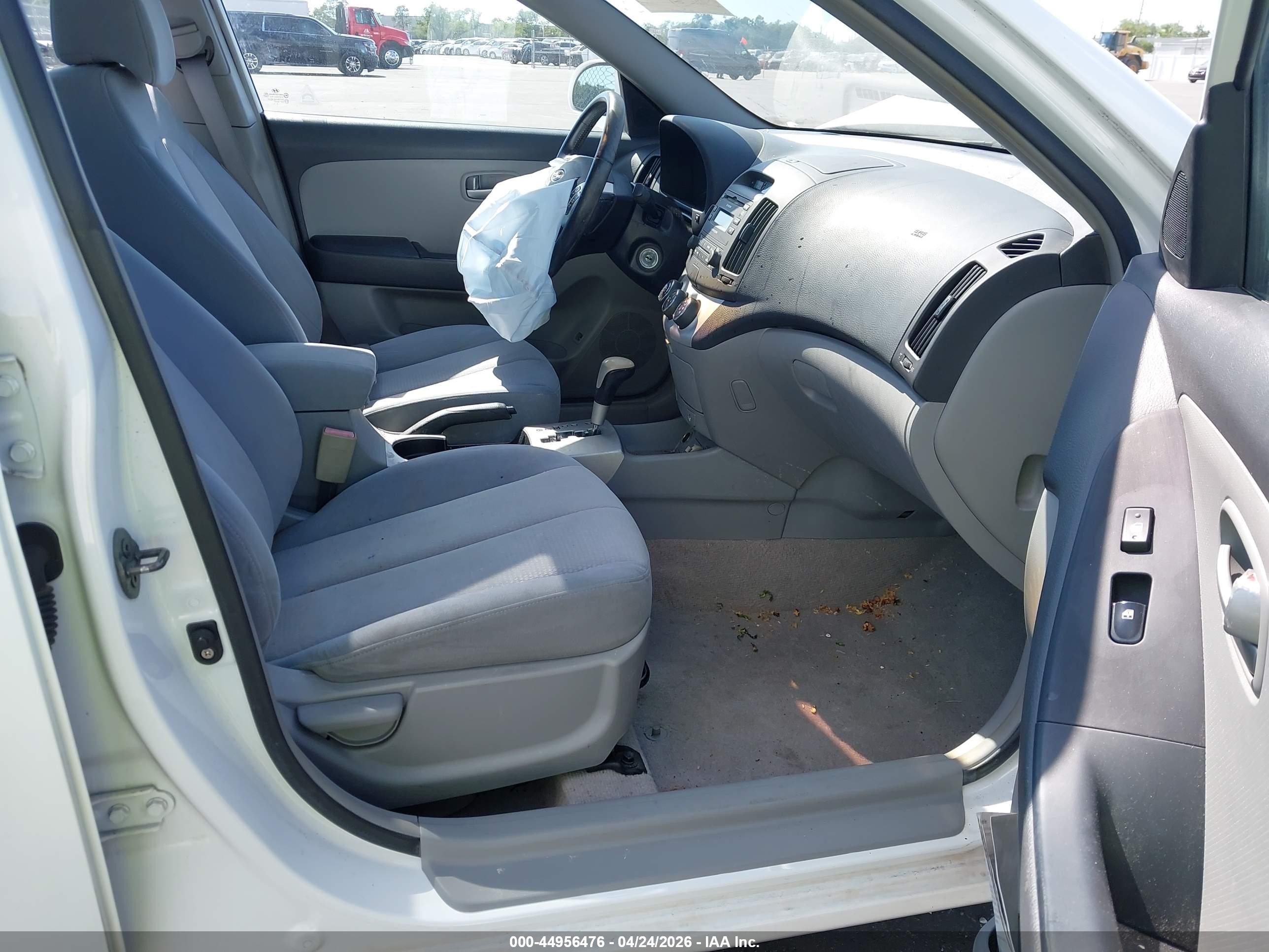 2007 Hyundai Elantra Gls/limited/se Белый vin: KMHDU46D37U085227